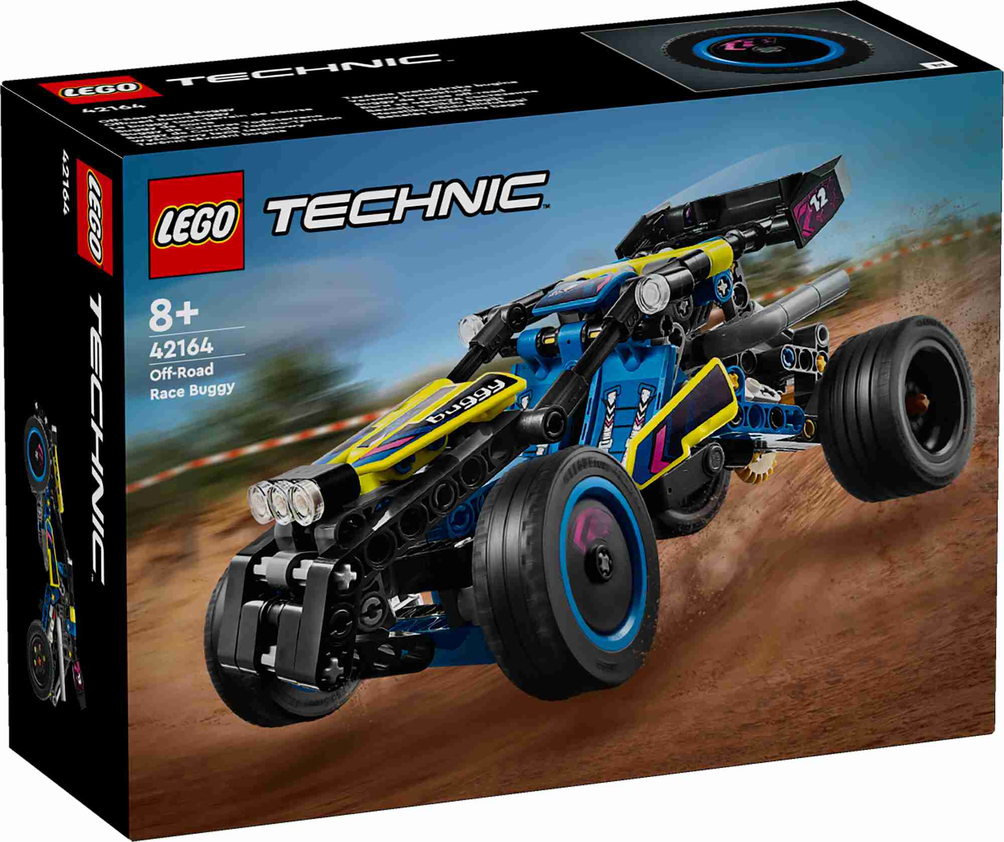 LEGO 42164 Technic Offroad Rennbuggy, 4-Zylindermotor, Lenkung, Federung
