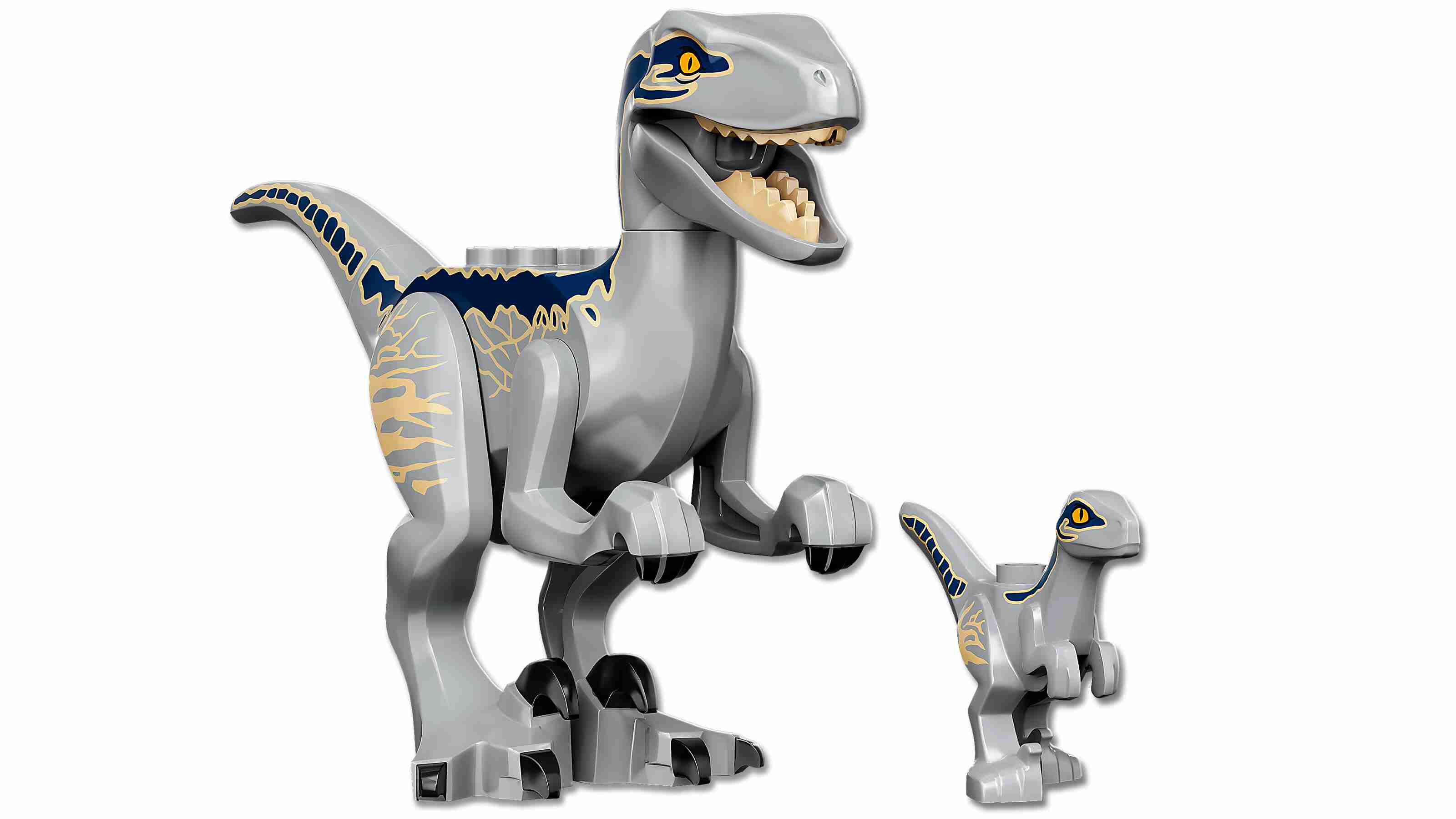 LEGO 76946 Jurassic World Blue & Beta in der Velociraptor-Falle, 2 Dinosaurier