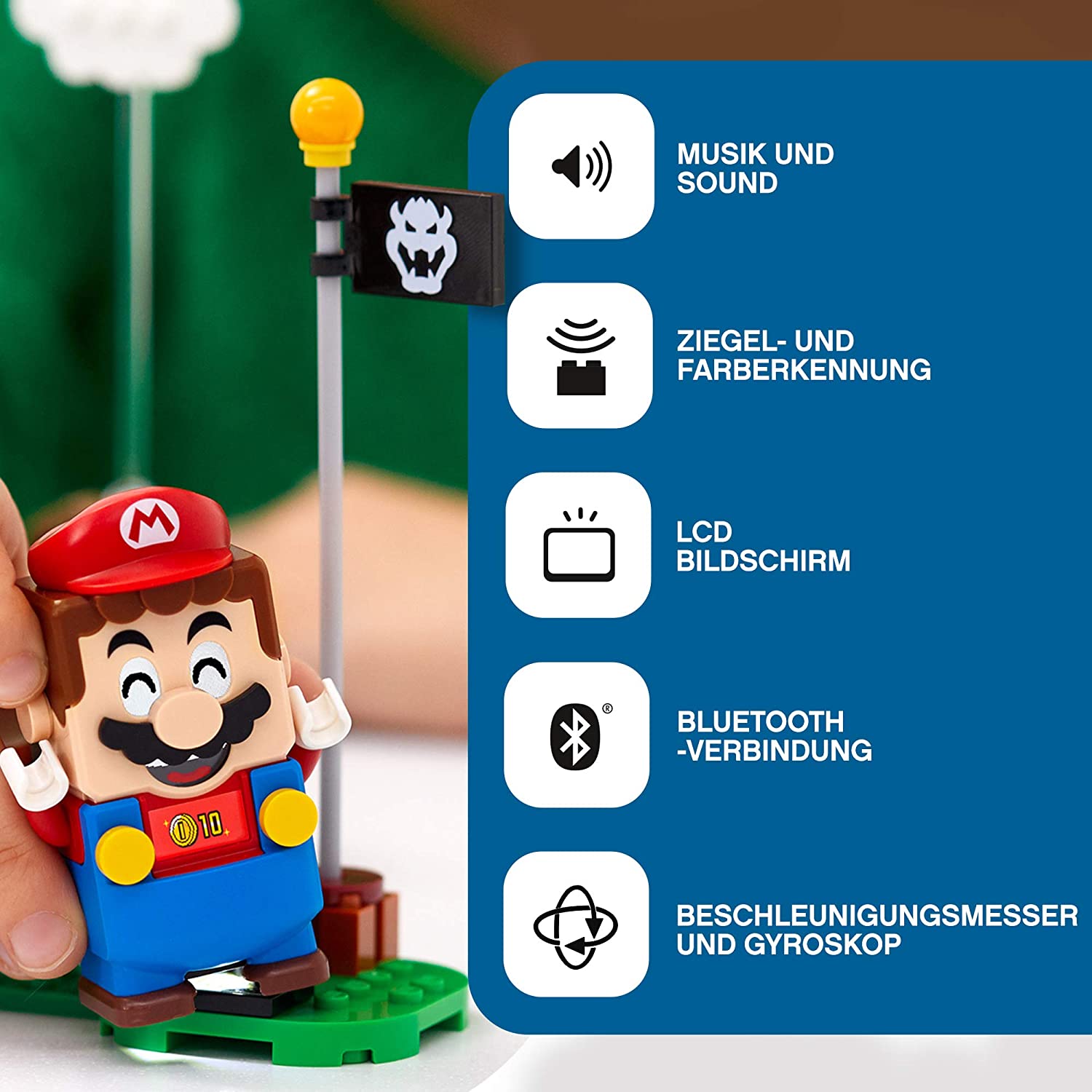 LEGO 71360 Super Mario Abenteuer mit Mario – Starterset, interaktive Figur