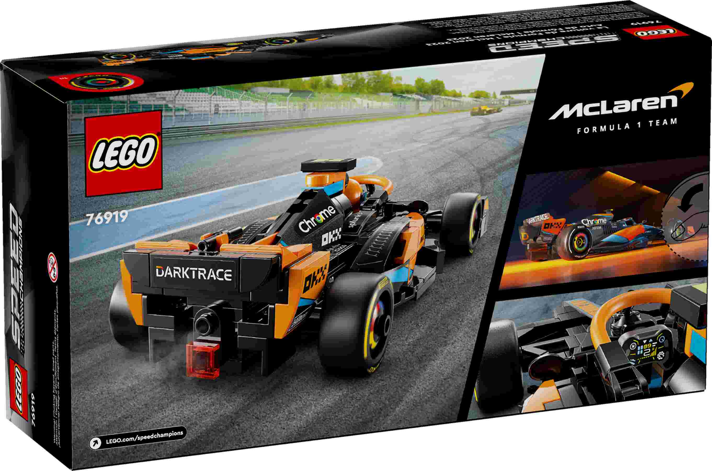 LEGO 76919 Speed Champions McLaren Formel-1 Rennwagen 2023, 1 Minifigur