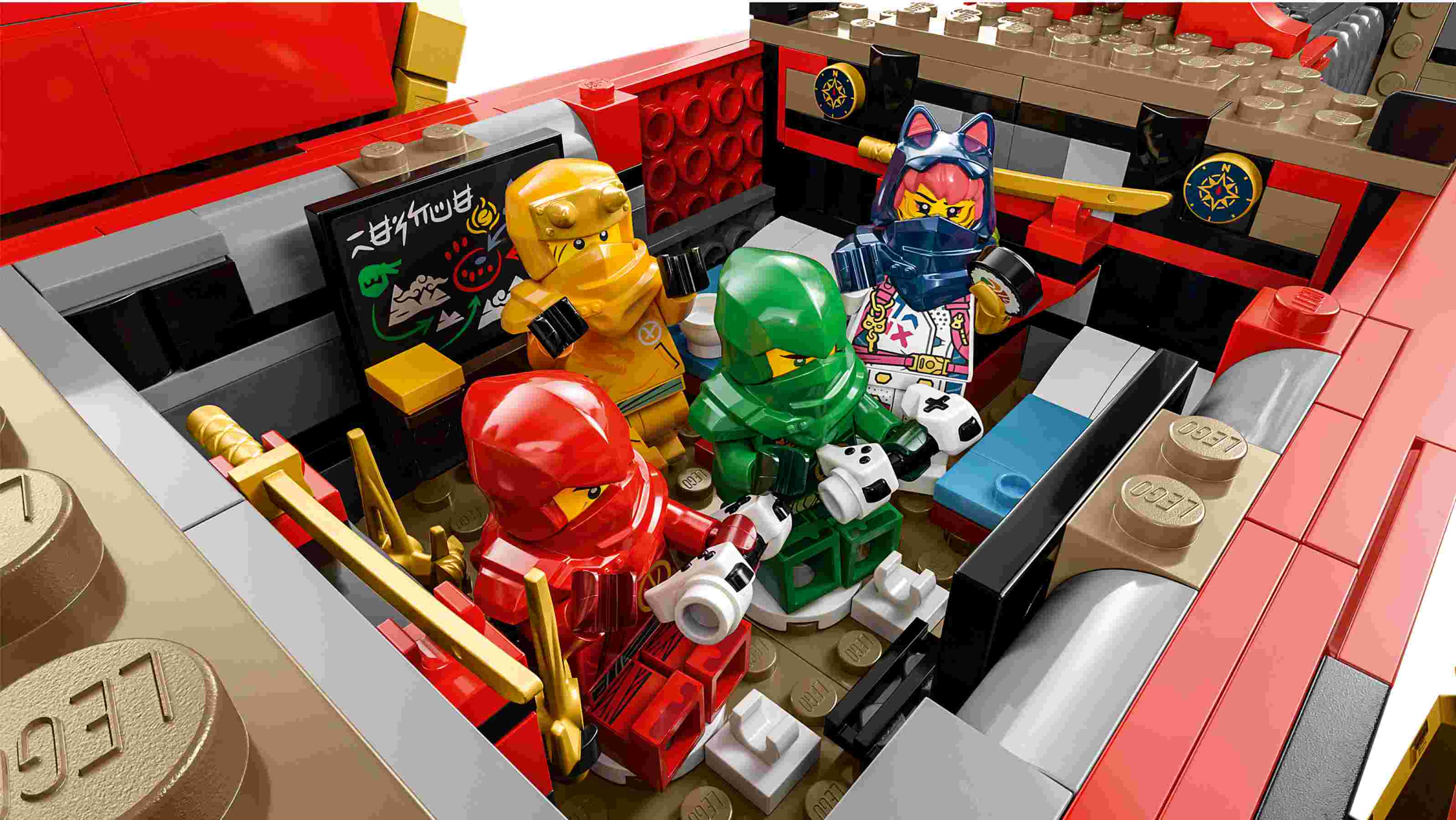 LEGO 71797 NINJAGO Ninja-Flugsegler im Wettlauf mit der Zeit, 6 Minifiguren