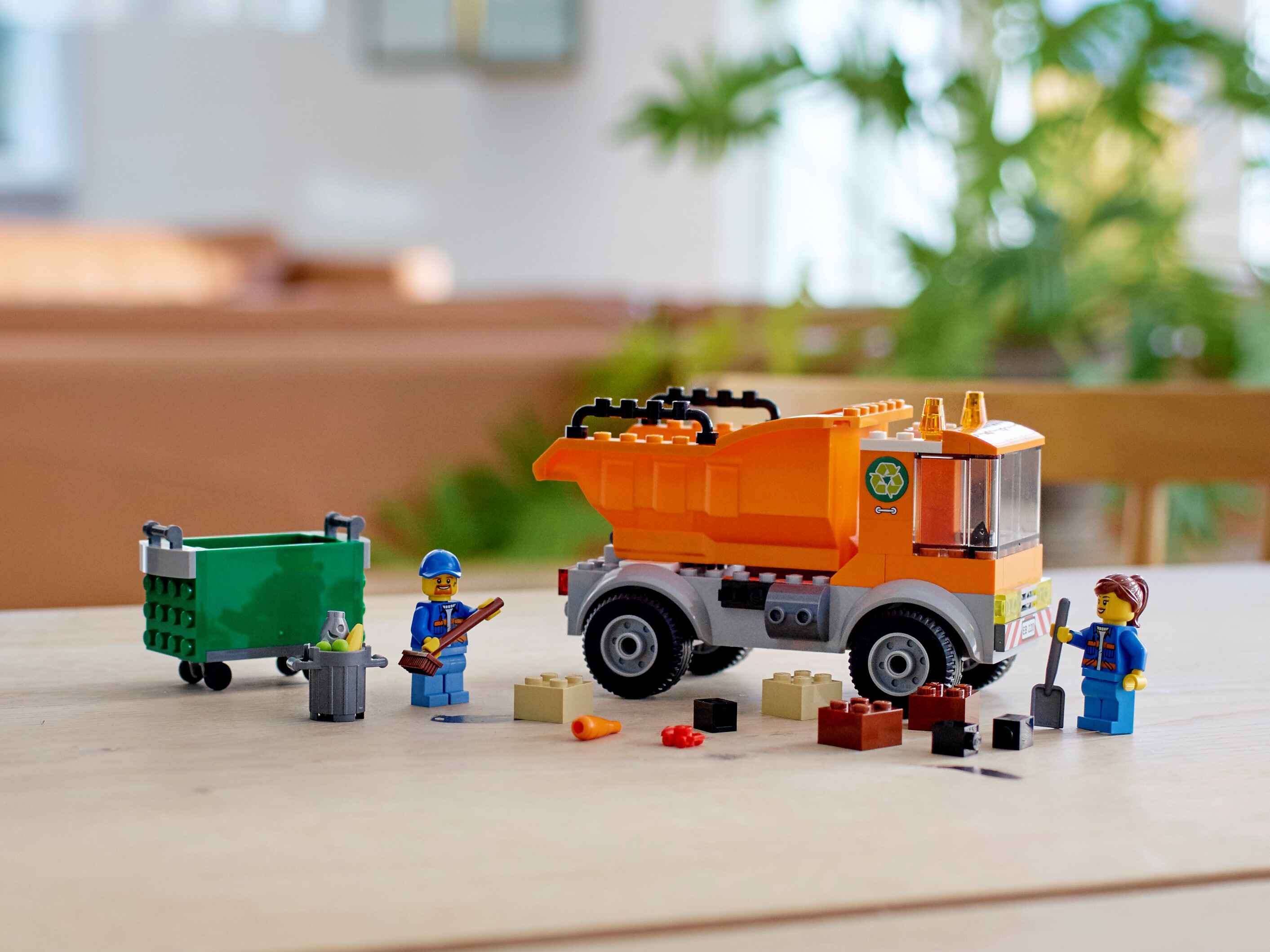 LEGO 60220 City Müllabfuhr mit 2 Müllarbeiter Minifiguren