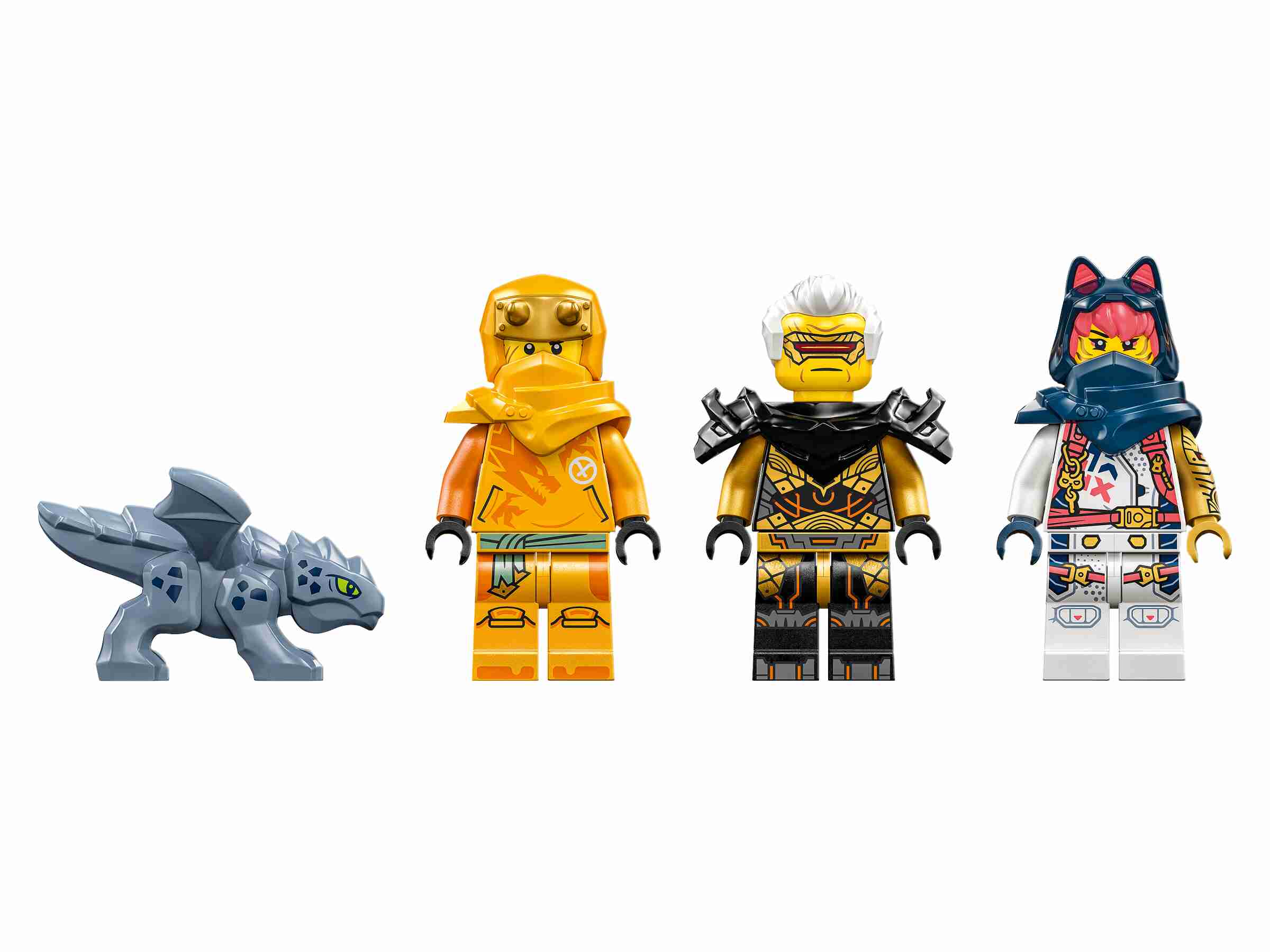 LEGO 71792 NINJAGO Soras Mech-Bike, 3 Minifiguren, Gleiter mit 2 Shootern