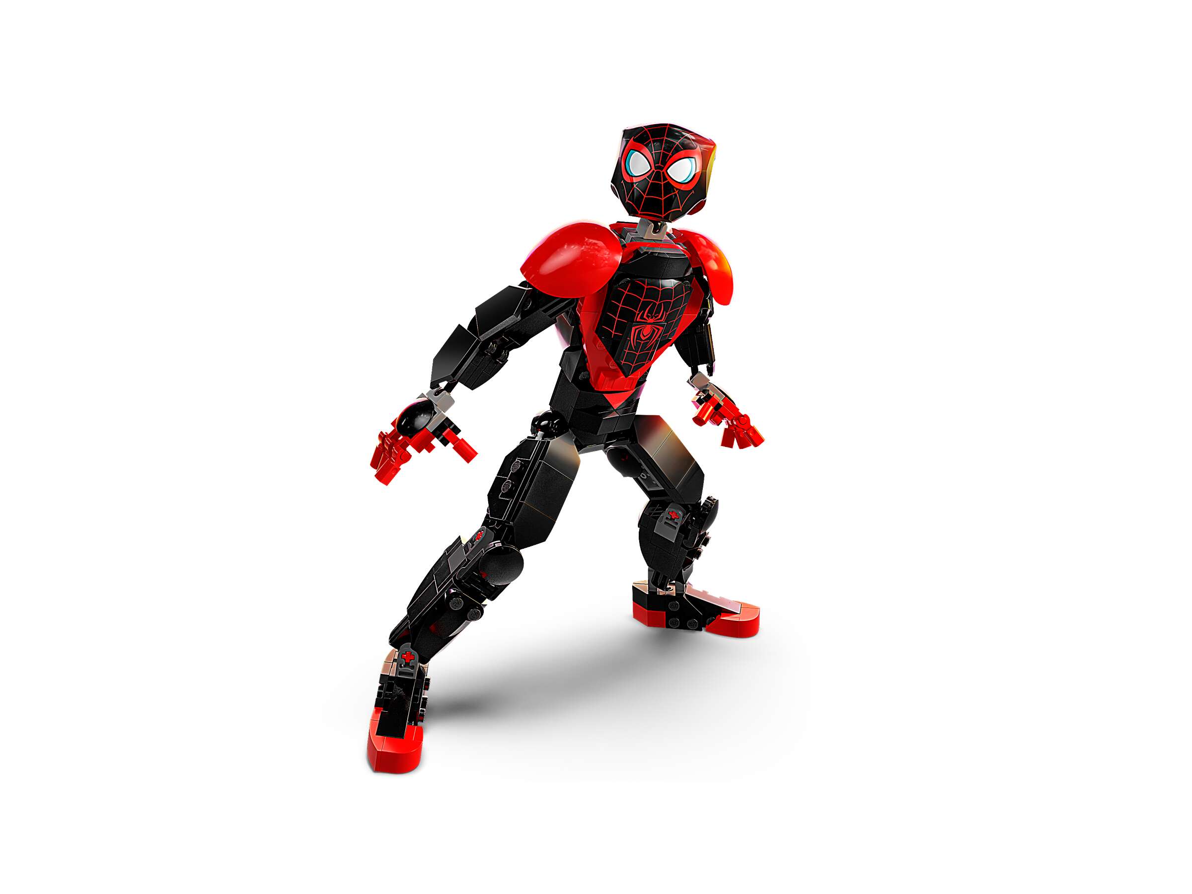 LEGO 76225 Marvel Miles Morales Figur, voll beweglich sammelbares Spider-Man Set