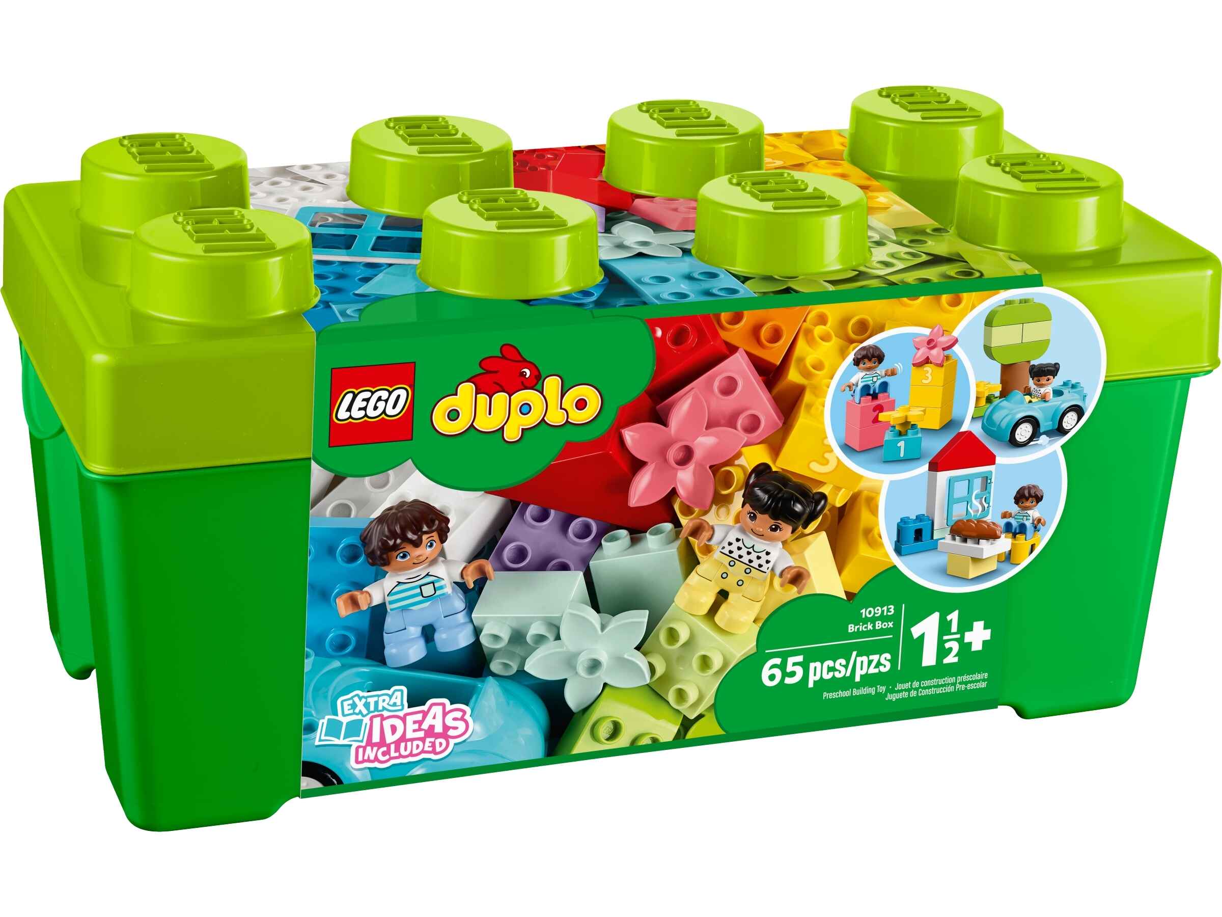 LEGO 10913 DUPLO Classic Steinebox Aufbewahrungsbox, Lernspielzeug Kleinkinder 
