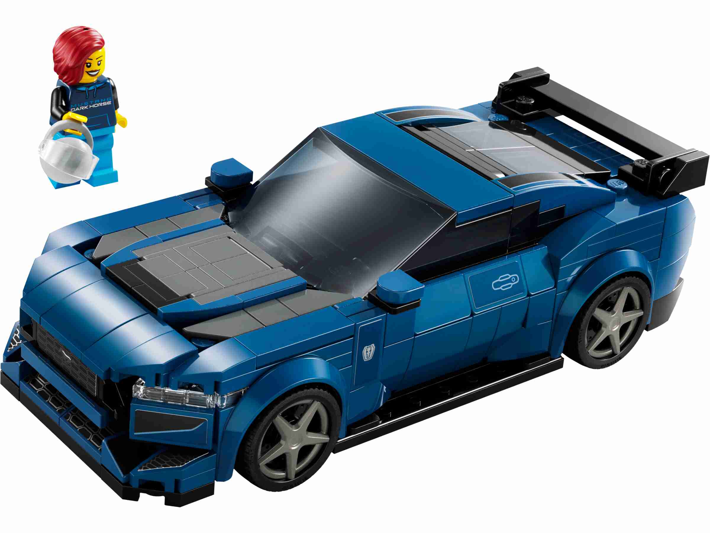 LEGO 76920 Speed Champions Ford Mustang Dark Horse Sportwagen, 1 Minifigur