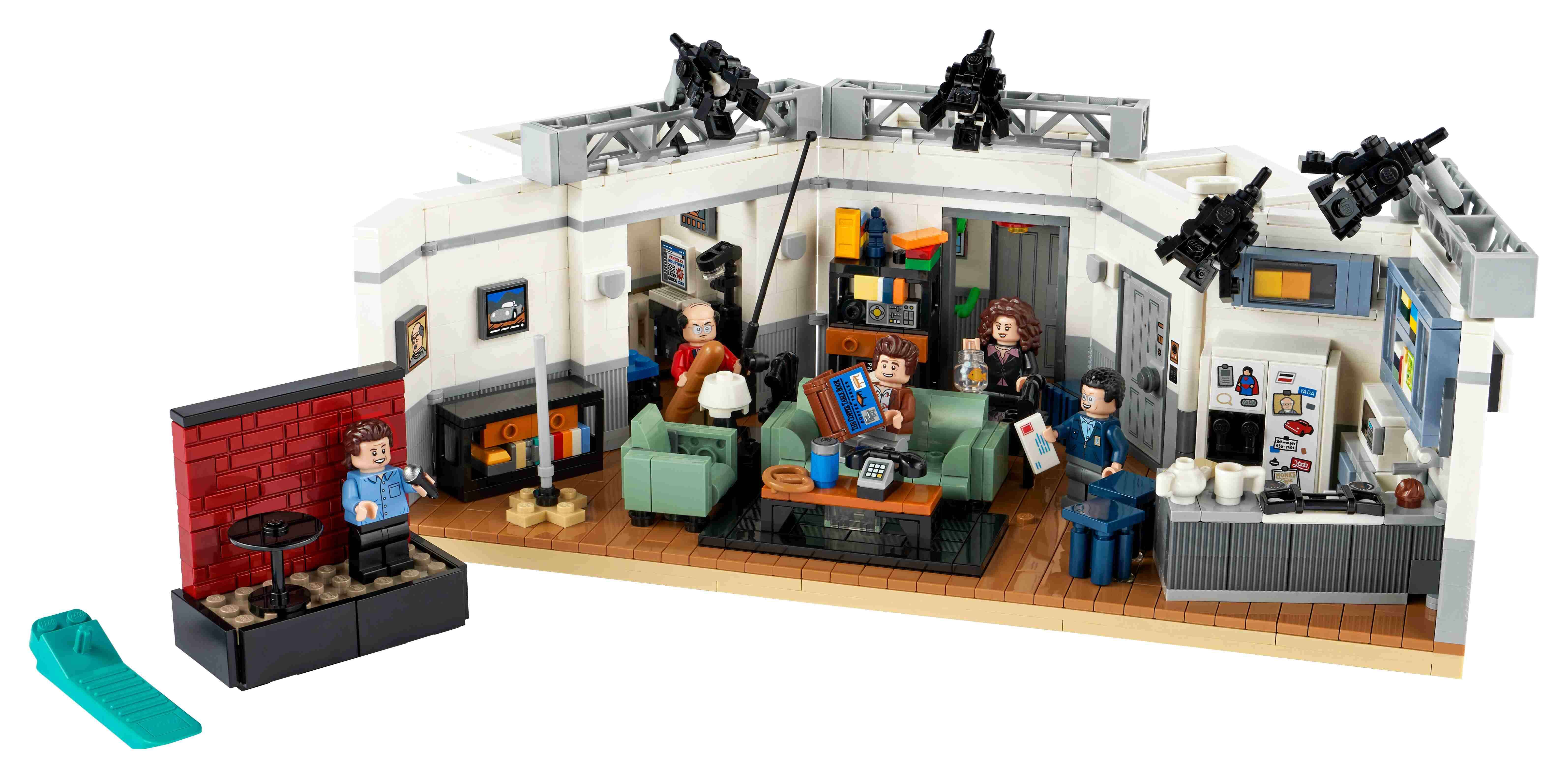 LEGO 21328 Ideas Seinfeld, Apartment Set mit 5 Minifiguren