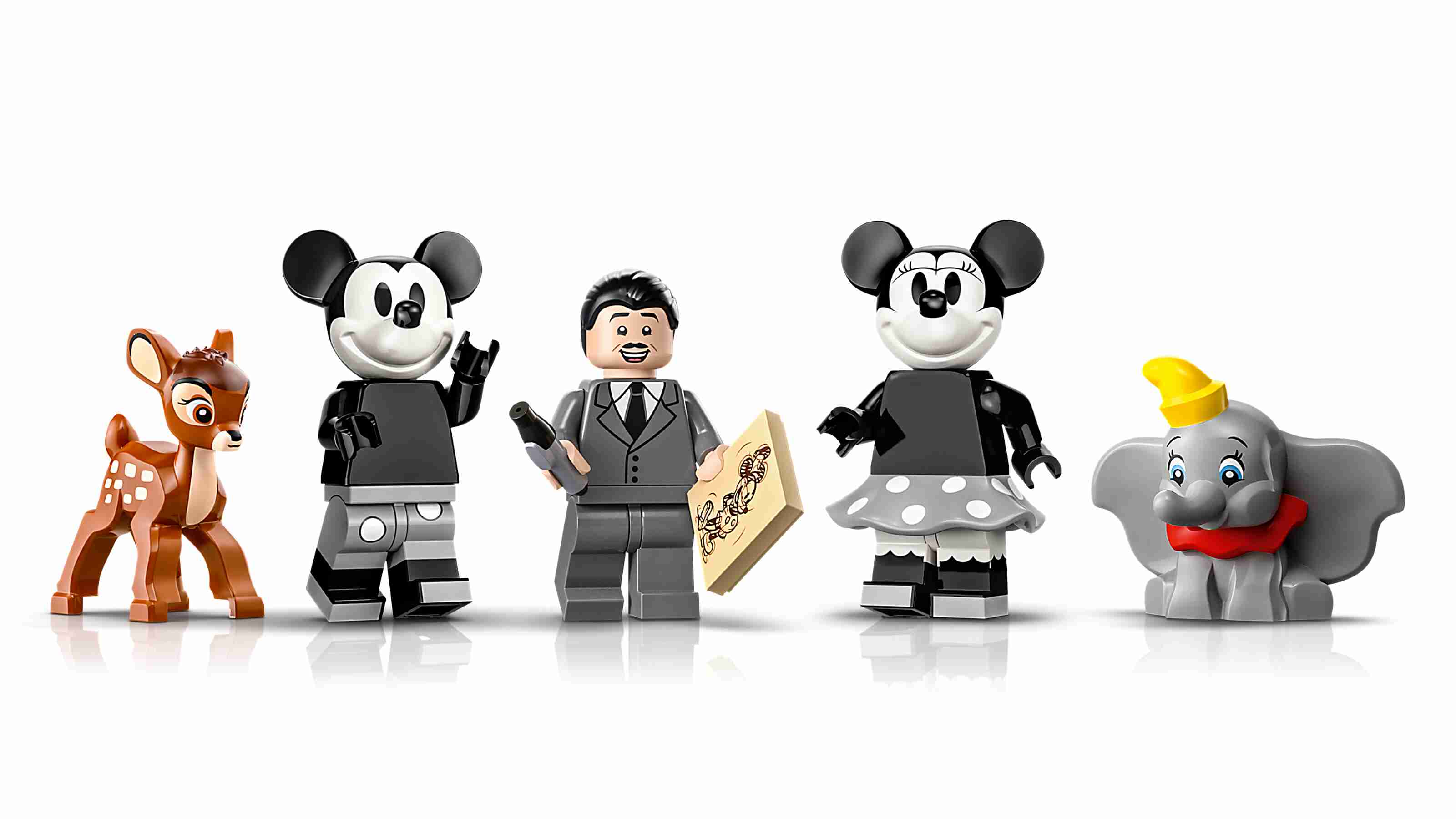 LEGO 43230 Disney Kamera – Hommage an Walt Disney, 5 Figuren