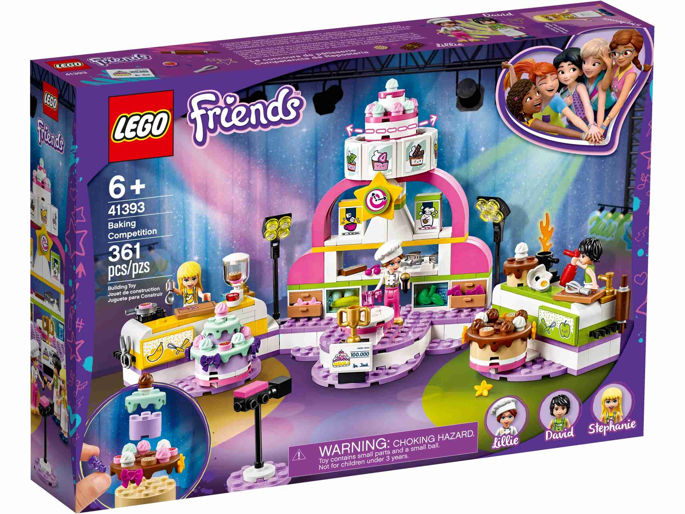 LEGO 41393 Friends Die große Backshow Konstruktionsspielzeug, Küche u Stephanie