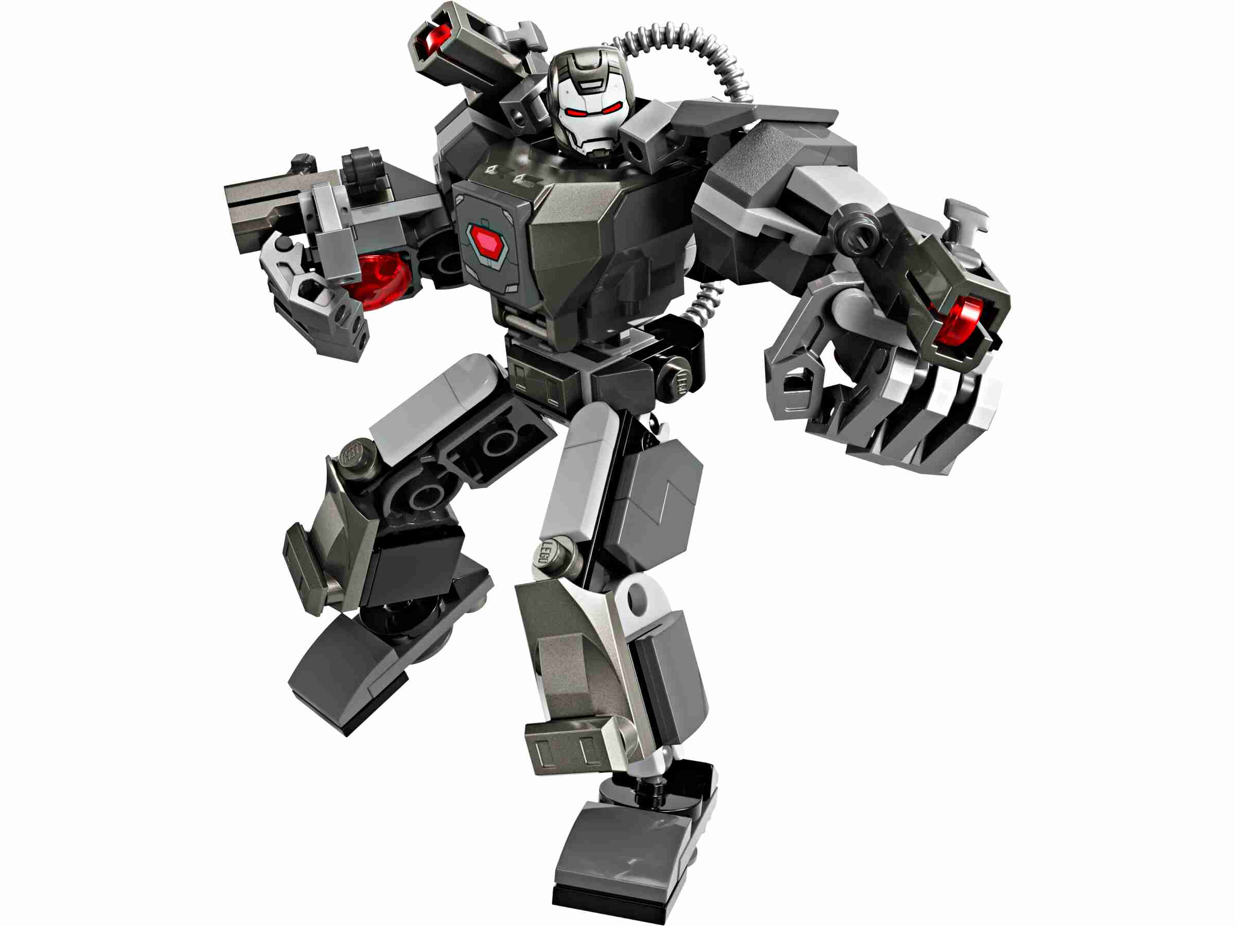 LEGO 76277 Marvel War Machine Mech, Bewegliche Gelenke, 3 Shooter, 1 Minifigur