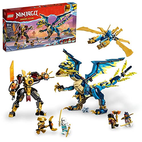 LEGO 71796 NINJAGO Kaiserliches Mech-Duell gegen den Elementardrachen