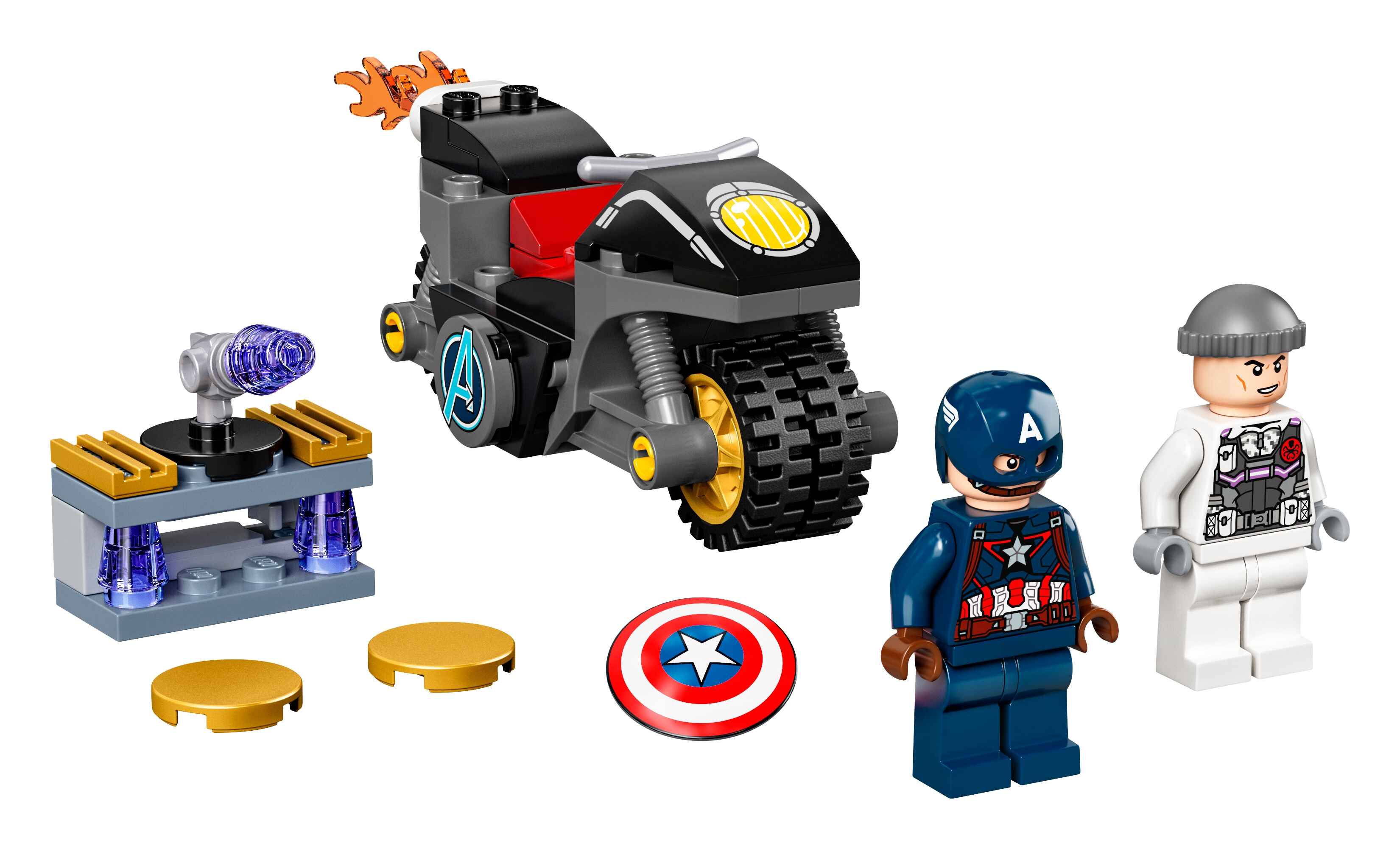 LEGO 76189 Marvel Super Heroes Duell zwischen Captain America und Hydra
