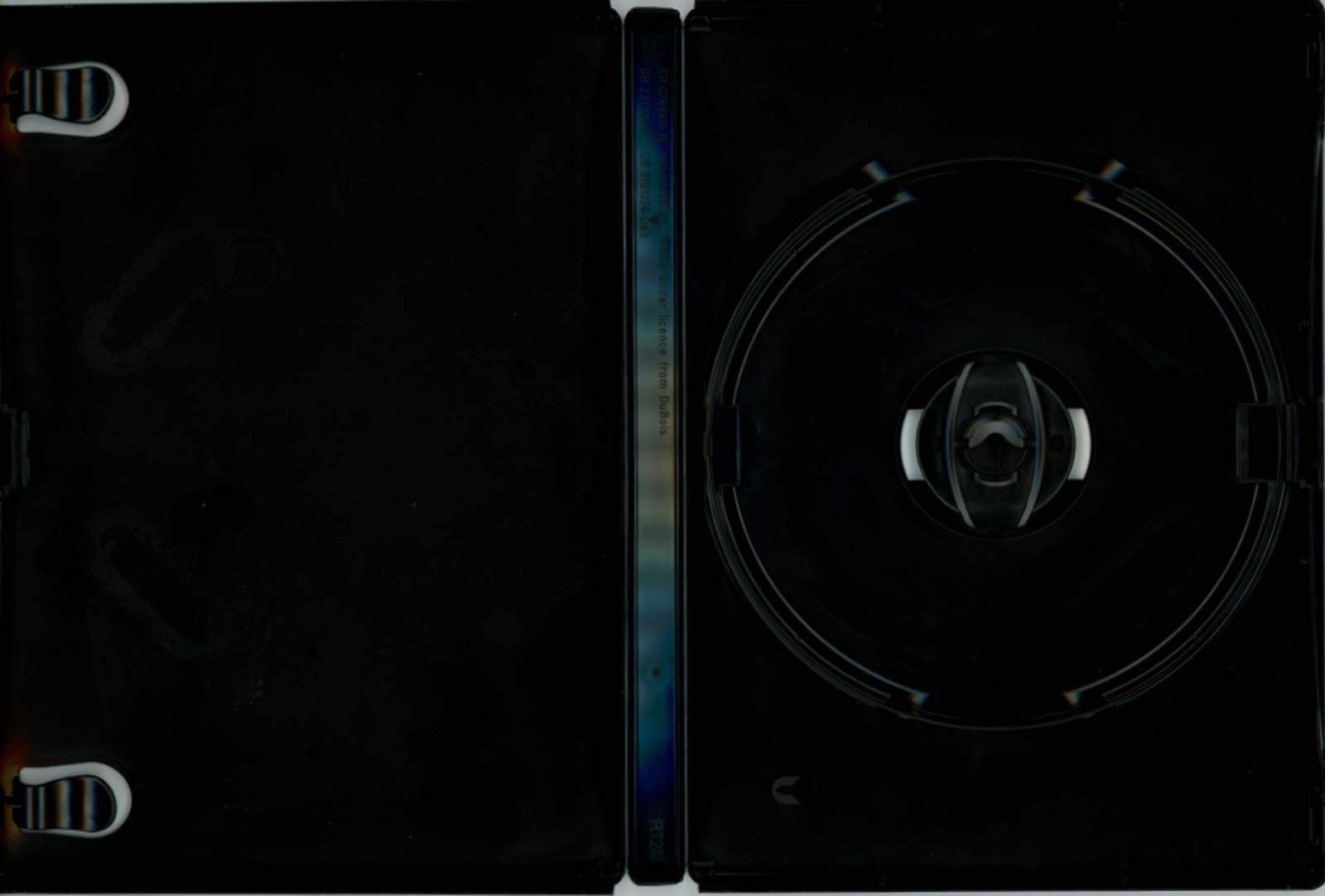 DVD Box, Hülle, Leerhülle, Variante 3, 1-fach, 190 x 135 x 14 mm, schwarz