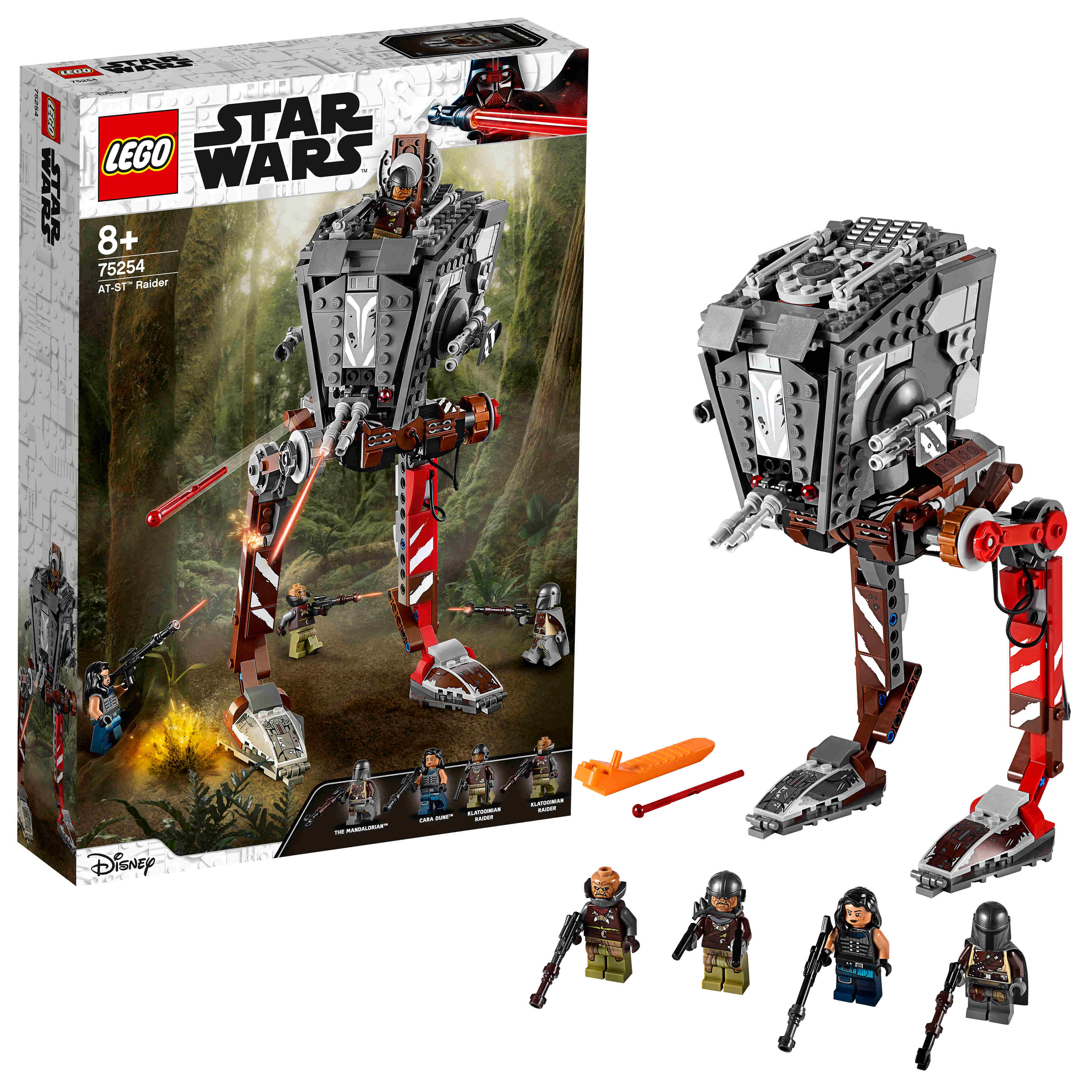 LEGO 75254 Star Wars AT-ST-Räuber, 4 Minifiguren, Der Mandalorianer