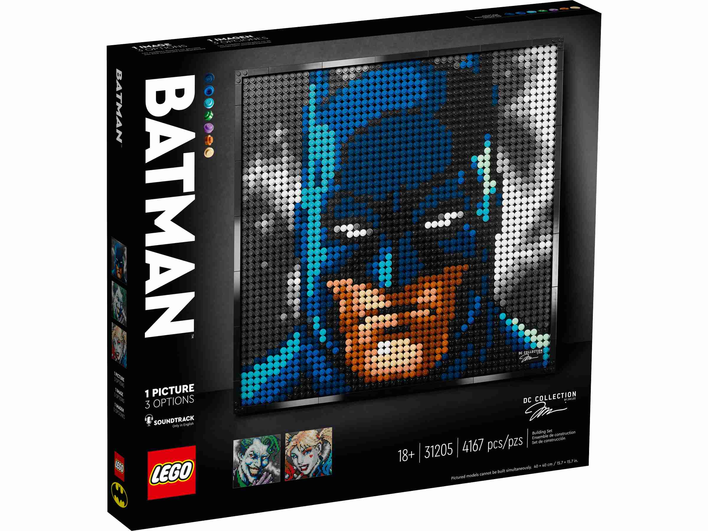 LEGO 31205 Art Jim Lee Batman Kollektion DIY-Poster mit Joker oder Harley Quinn