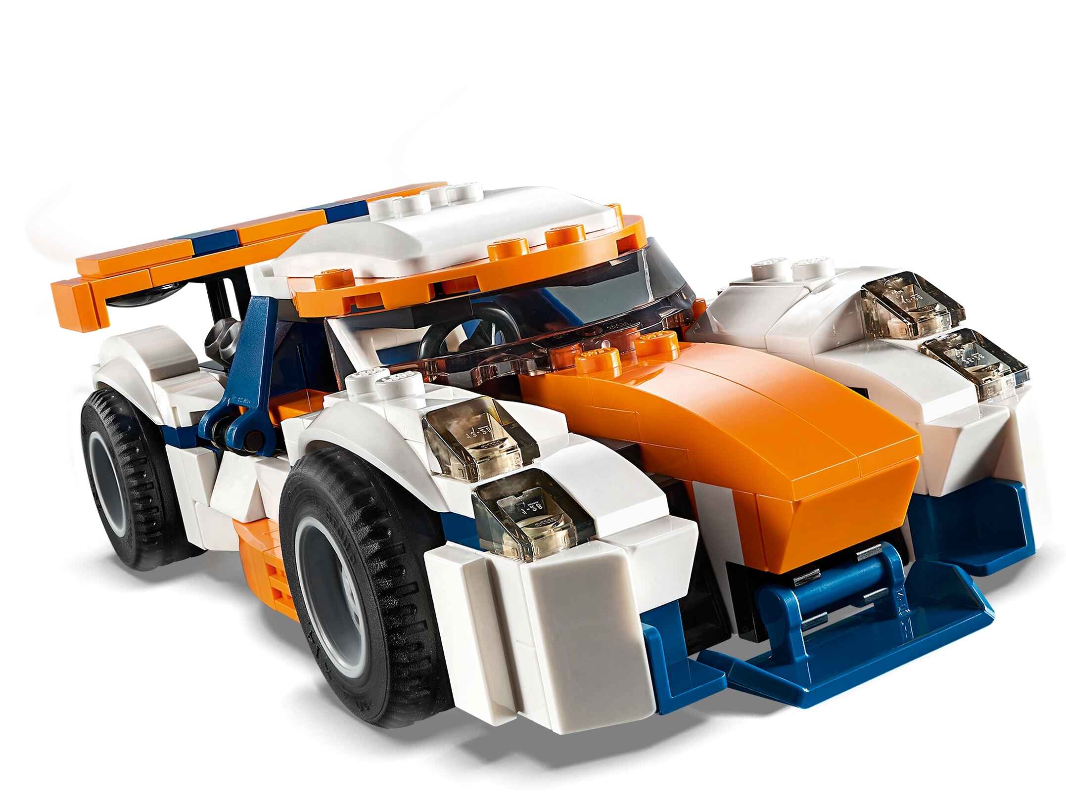 LEGO 31089 Creator 3 in 1 Rennwagen, Speedboot oder klassischer Rennwagen