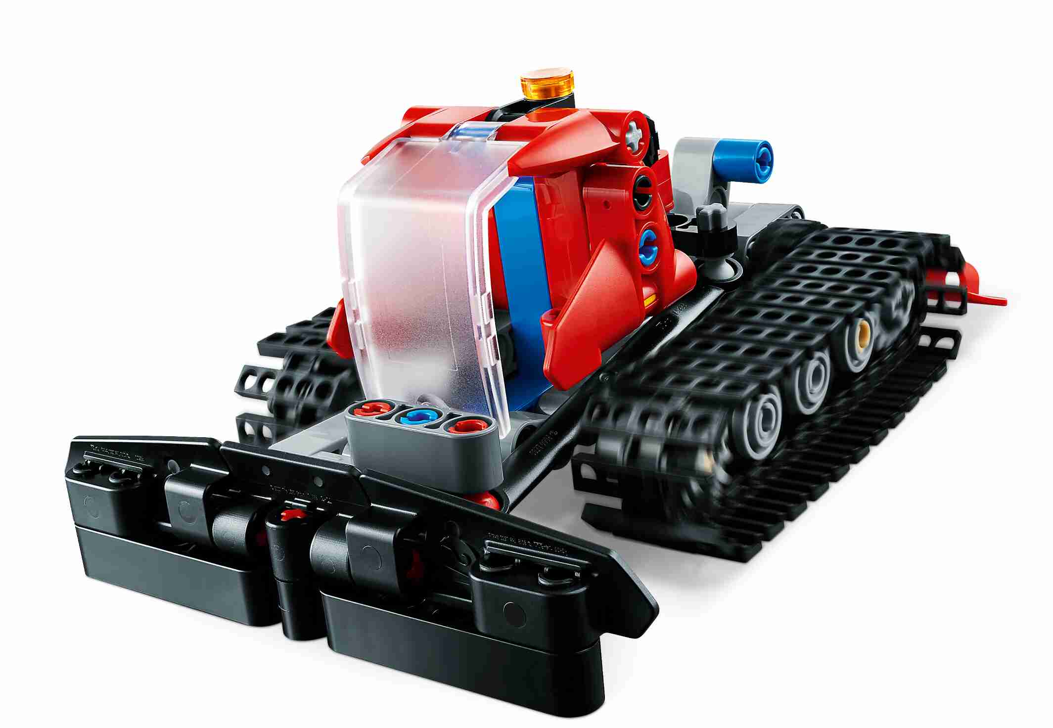 LEGO 42148 Technic Pistenraupe, 2-in-1-Modell, Gummireifen und Gummiketten