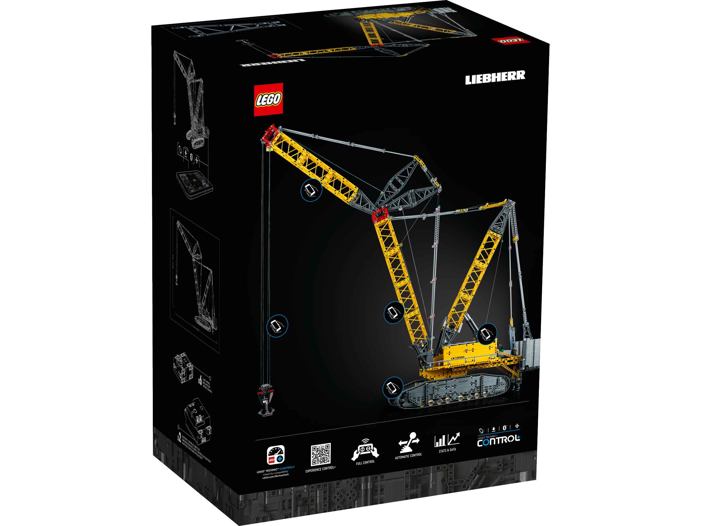 LEGO 42146 Technic Liebherr LR 13000 Raupenkran, Steuerung mit CONTROL+ App