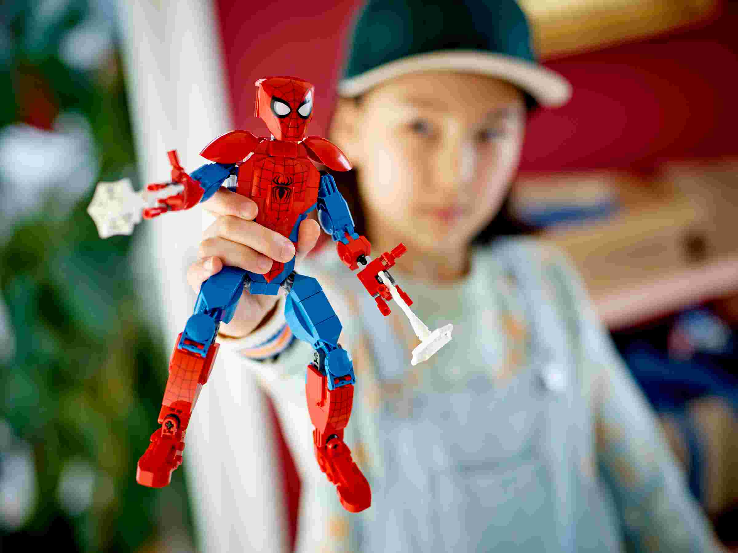 LEGO 76226 Marvel Spider-Man Figur, voll beweglich, sammelbares Superhelden