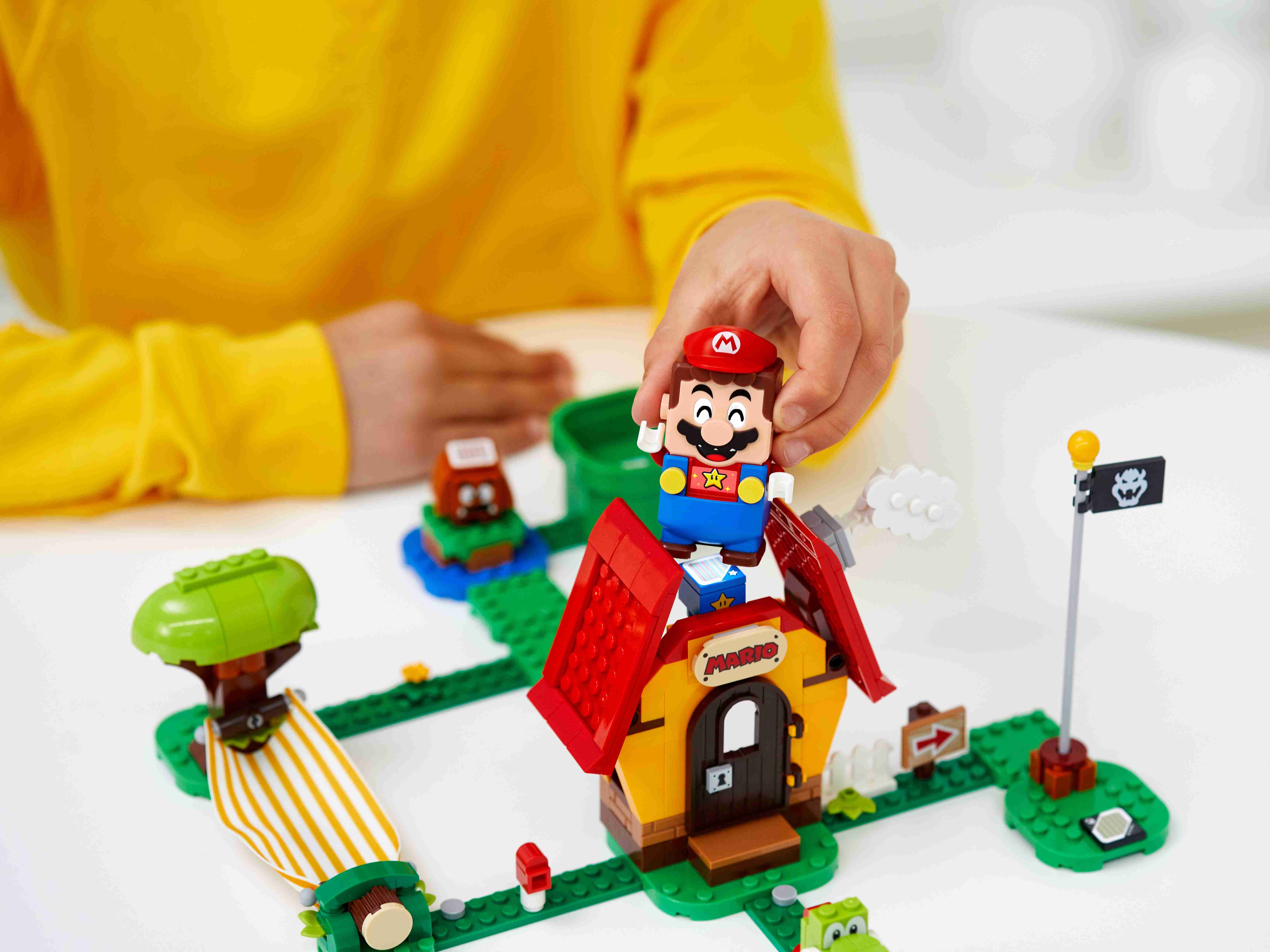LEGO 71367 Super Mario Marios Haus und Yoshi – Erweiterungsset, Bauspiel