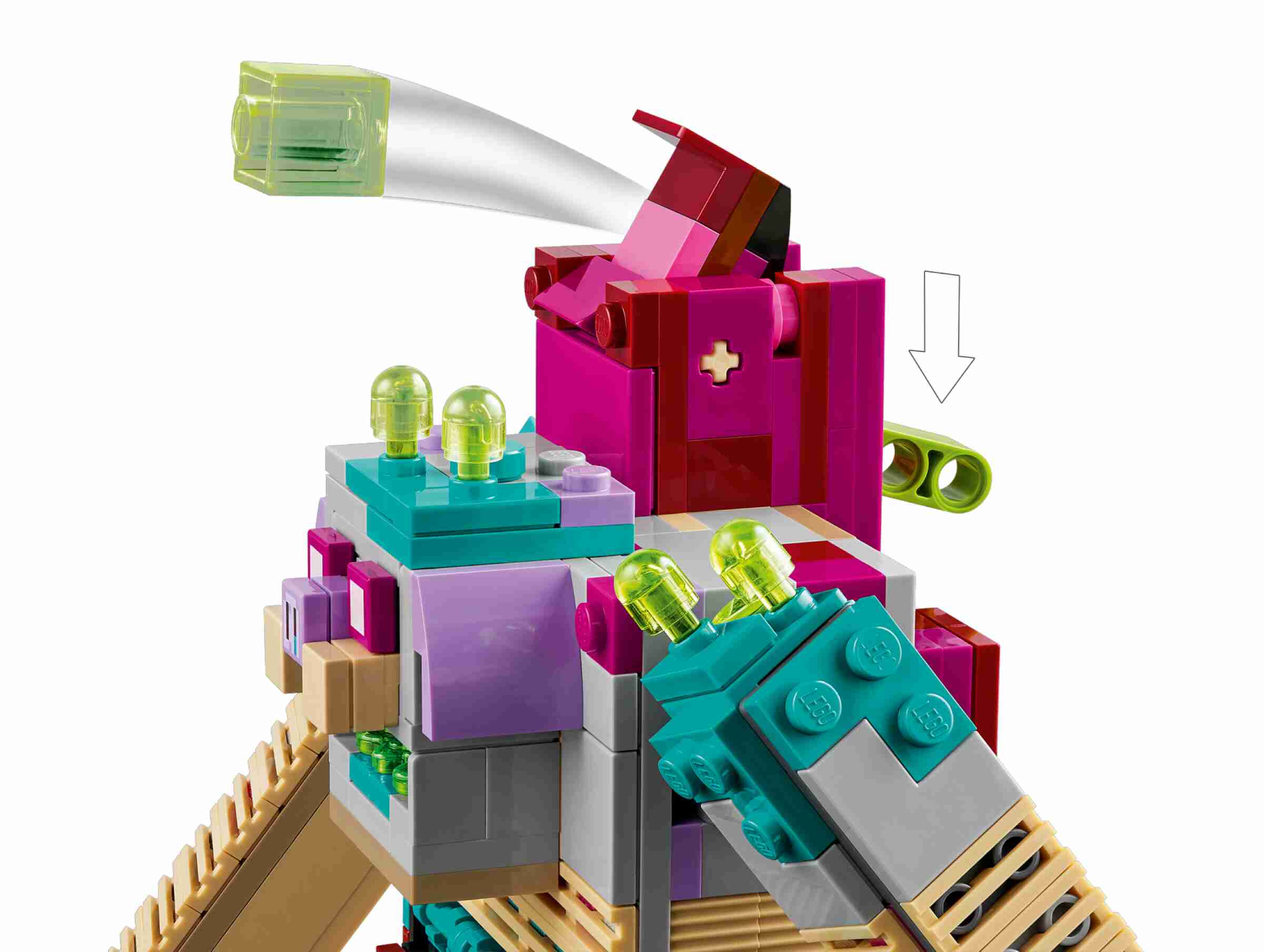 LEGO 21257 Minecraft Showdown mit dem Verschlinger, Lohen-Runt, Ranger-Hel