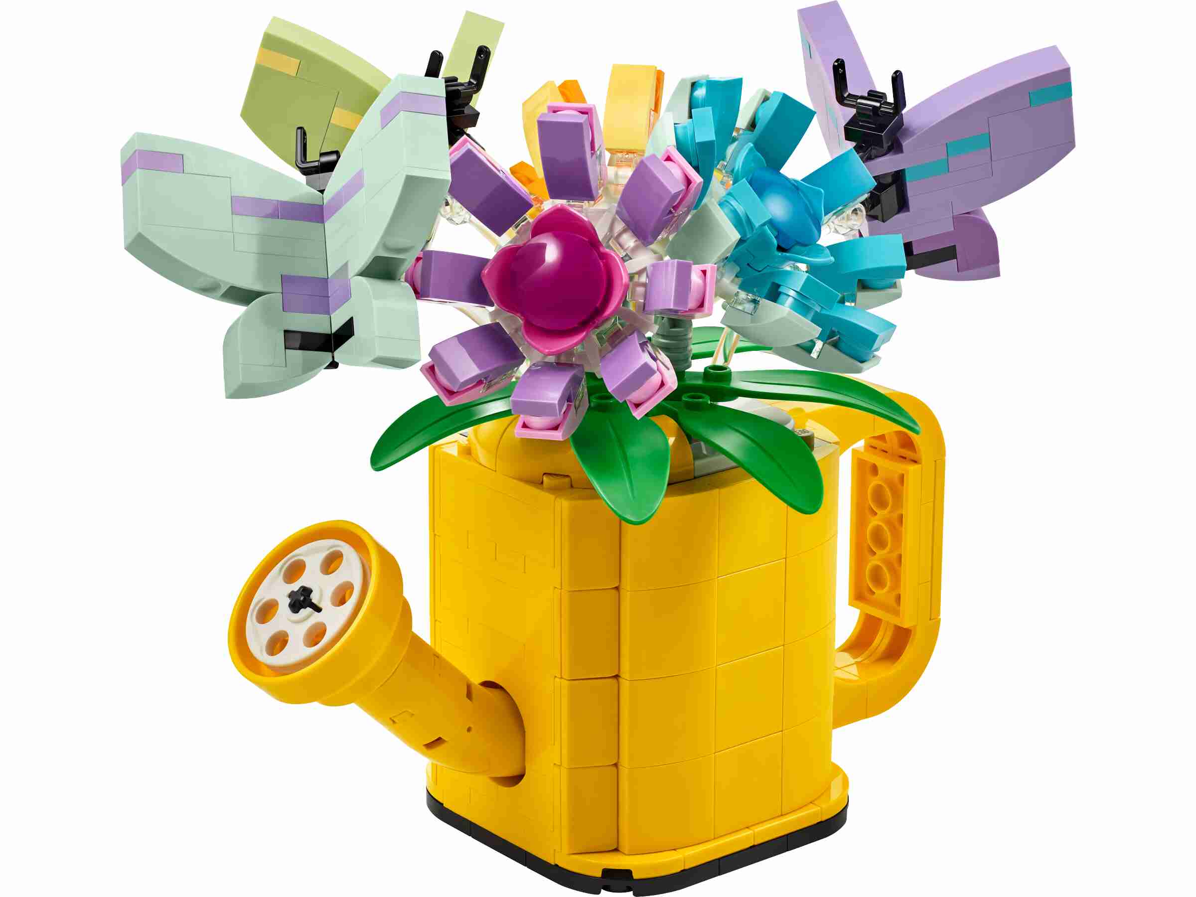 LEGO 31149 Creator 3-in-1 Gießkanne mit Blumen, 2 Vögel oder Gummistiefel 
