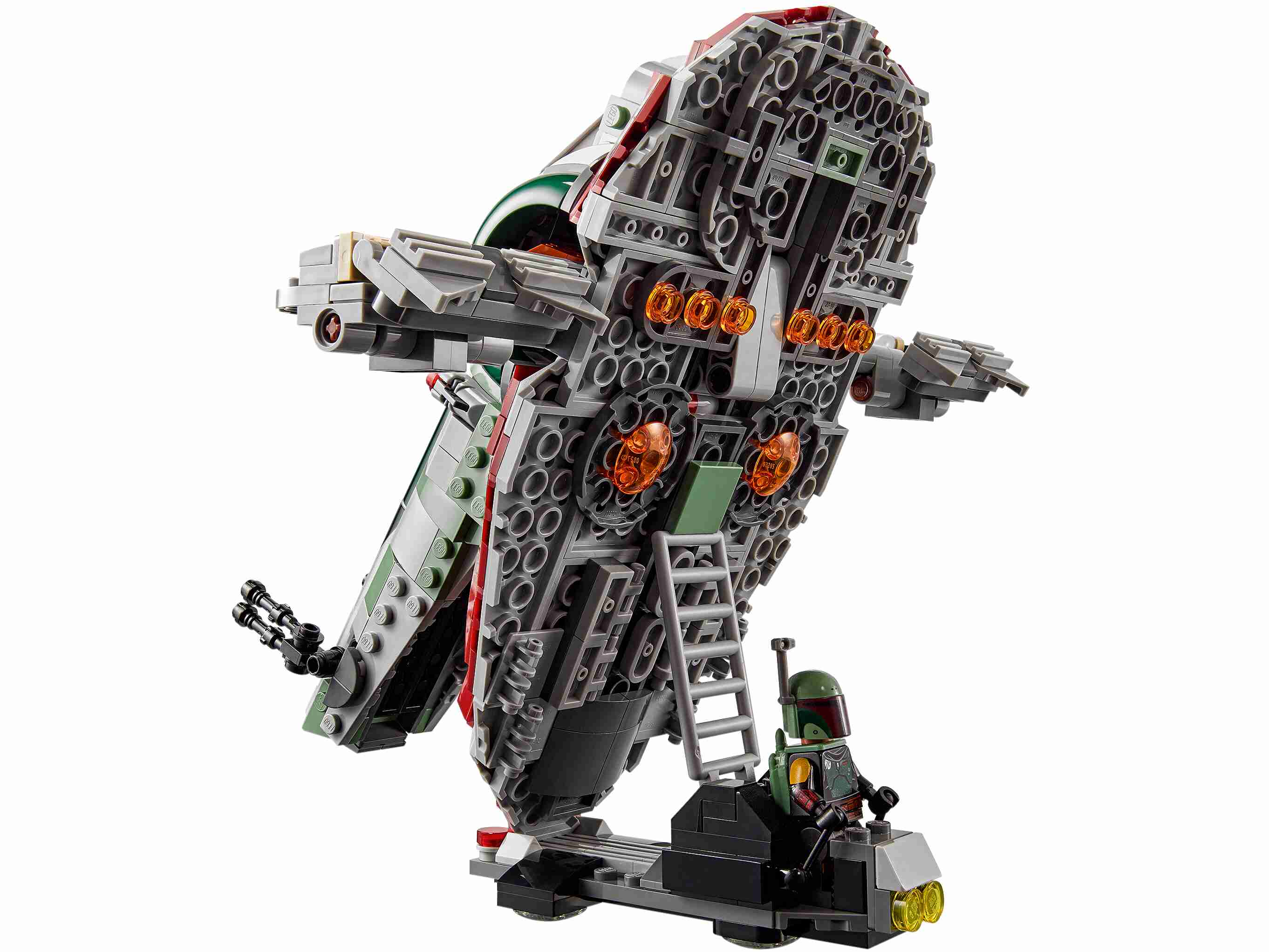 LEGO 75312 Star Wars Boba Fetts Starship, The Mandalorian, 2 Minifiguren