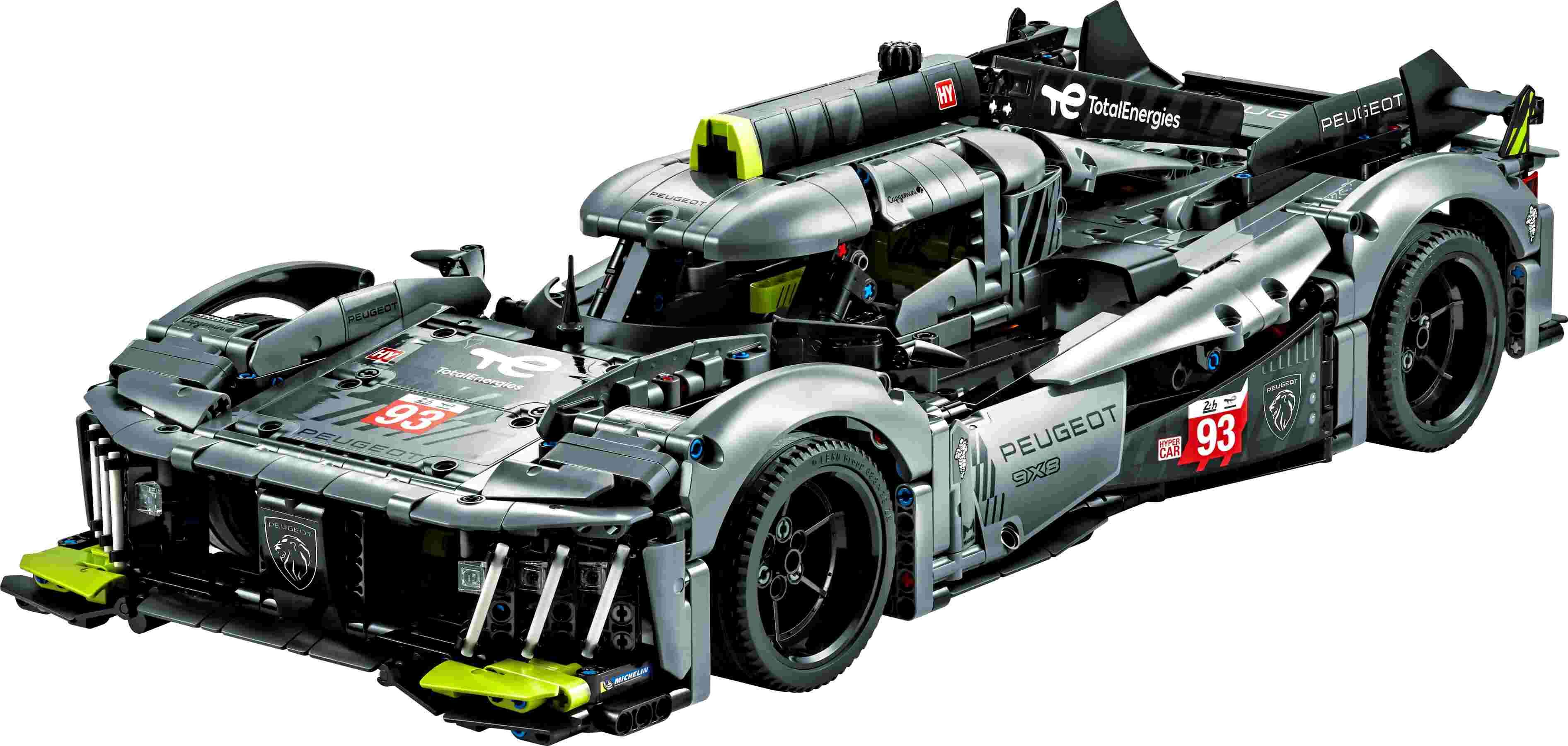 LEGO 42156 Technic PEUGEOT 9X8 24H Le Mans Hybrid Hypercar, Lichtelemente