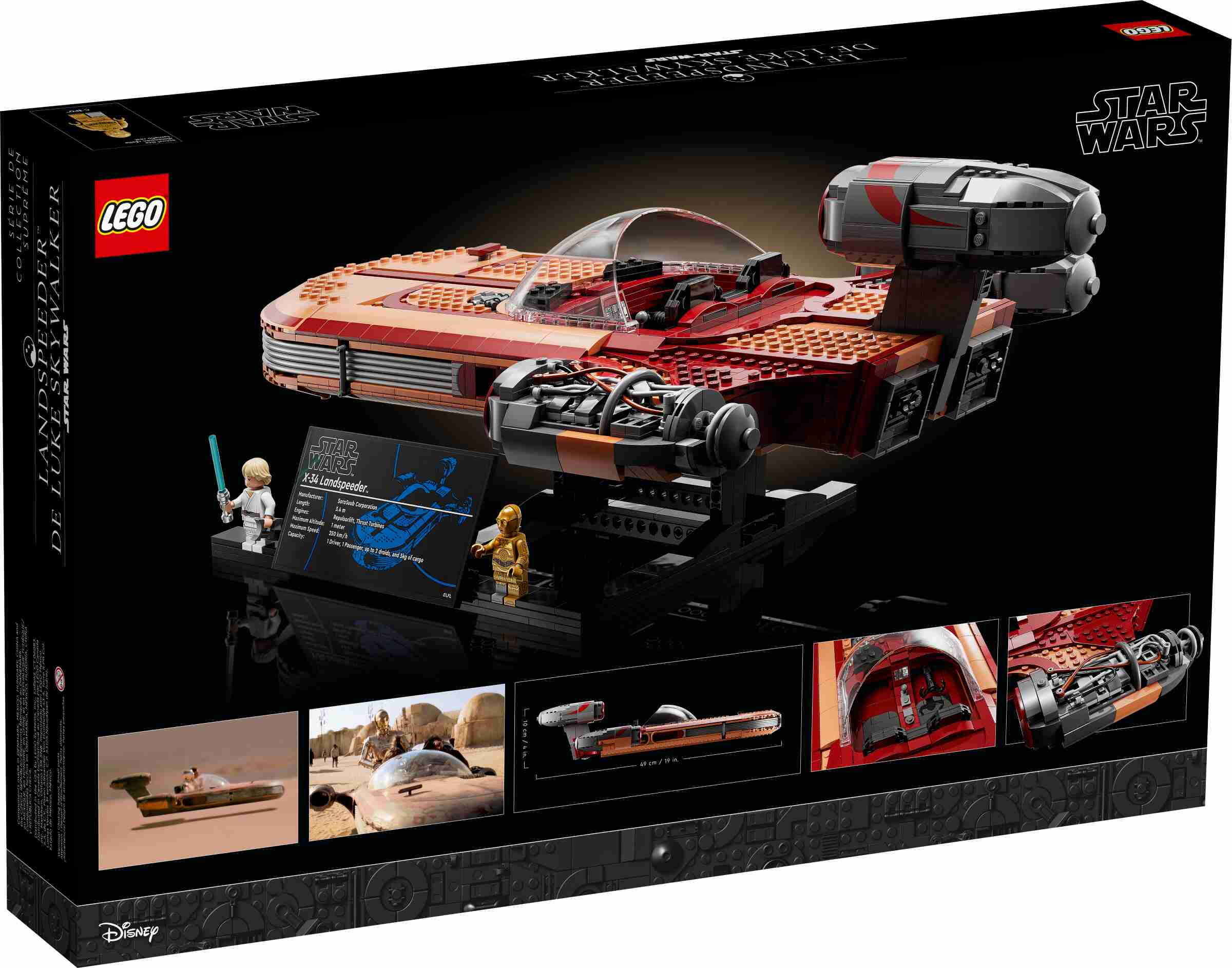 LEGO Star Wars 75341 Luke Skywalkers Landspeeder, Luke Skywalker, C-3PO
