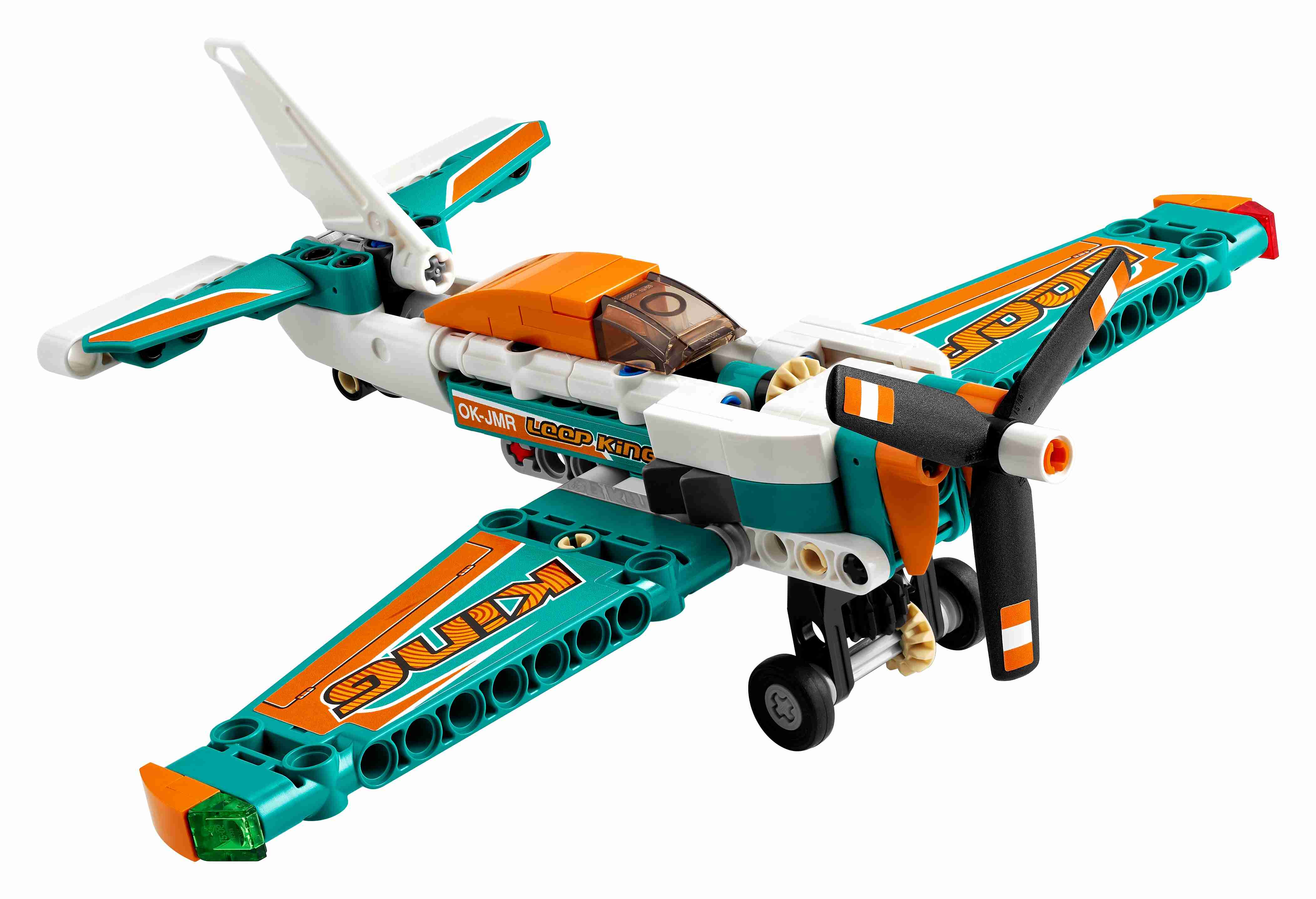LEGO 42117 Technic Rennflugzeug, Düsenflieger, 2-in-1- Modell