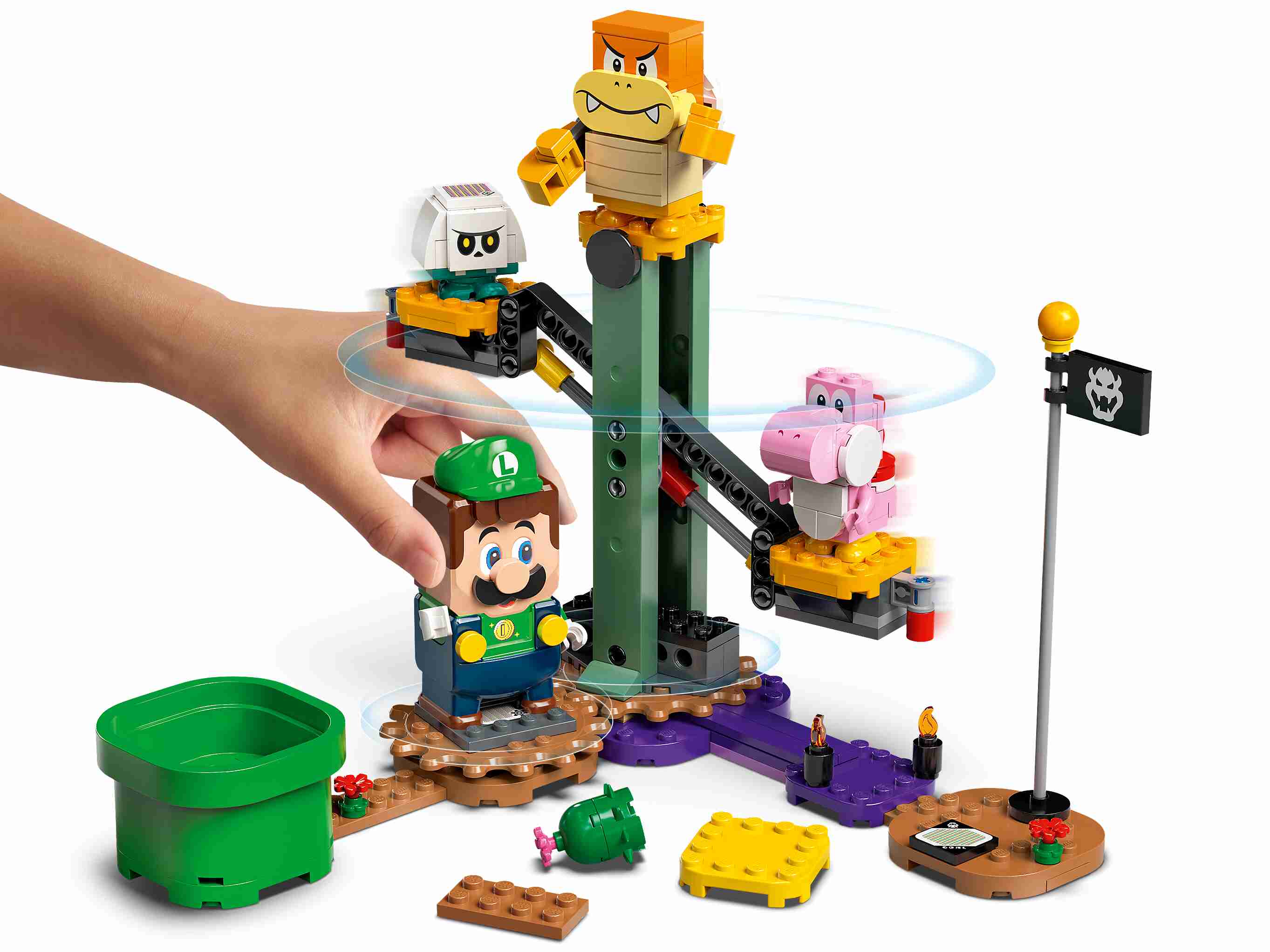 LEGO 71387 Super Mario Abenteuer mit Luigi – Starterset, 1 interaktiven Figur