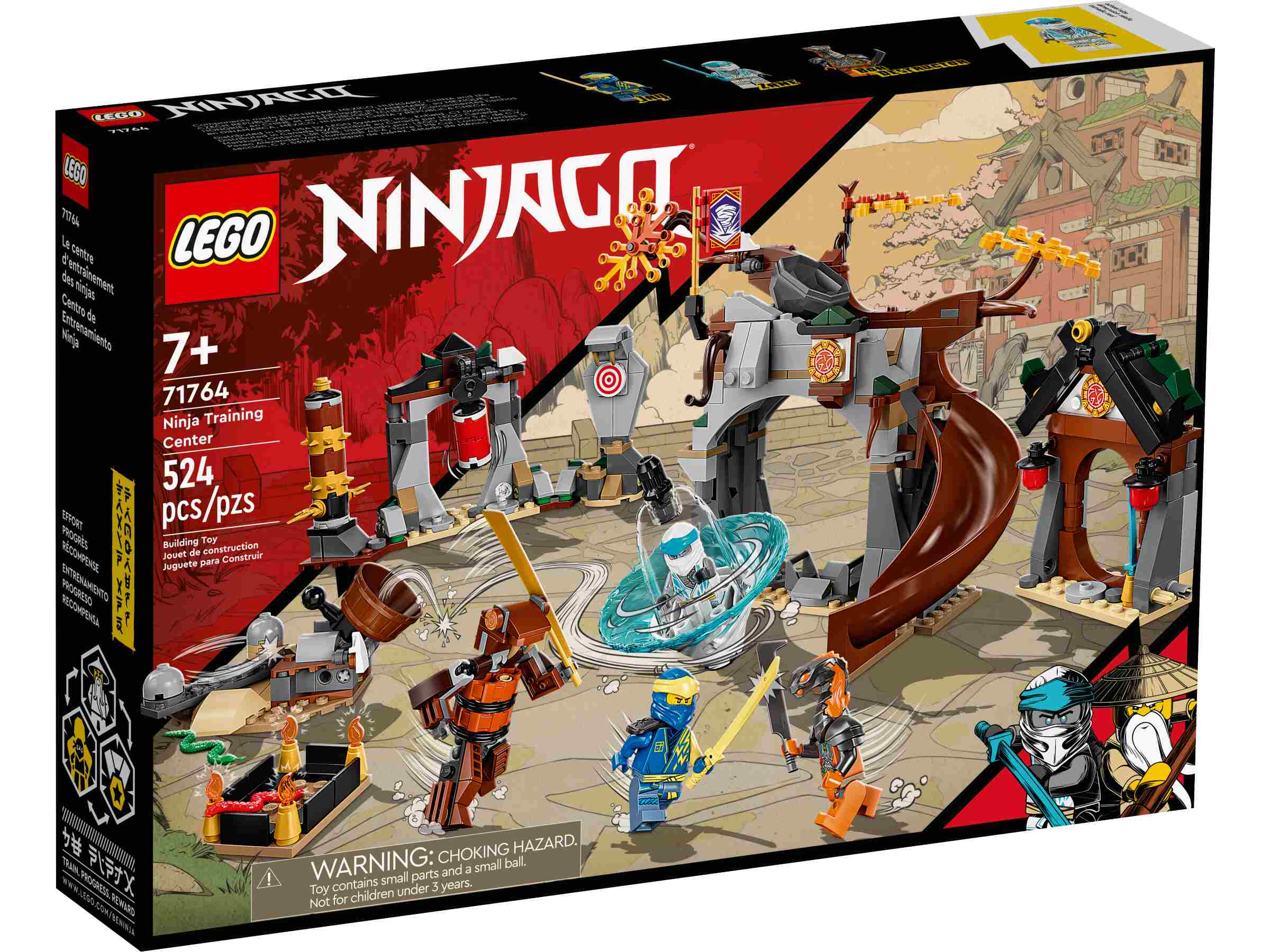 LEGO 71764 NINJAGO Ninja-Trainingszentrum, Zane, Jay,  Boa-Jäger