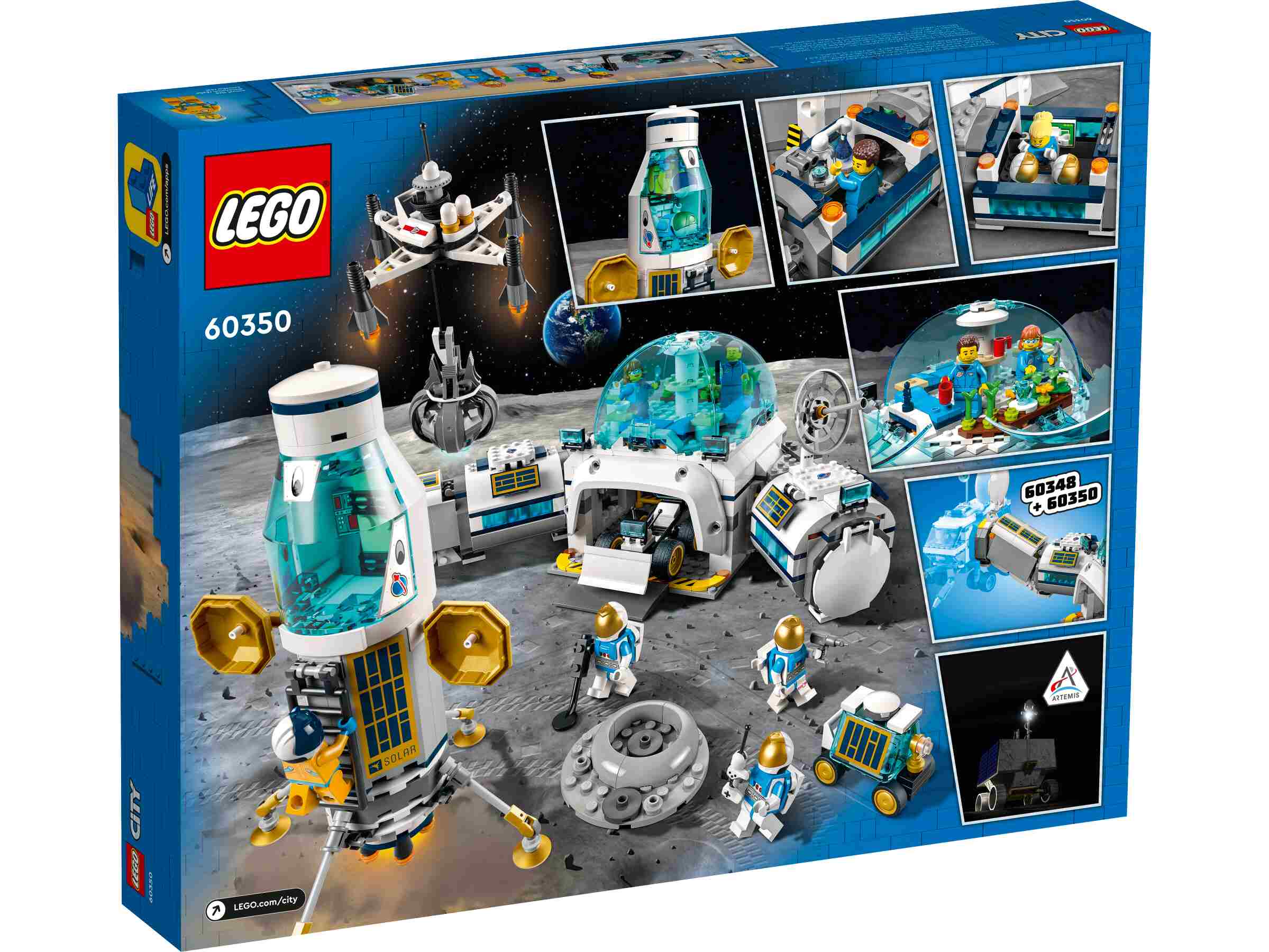 LEGO 60350 City Mond-Forschungsbasis Weltraum-Spielzeug aus der LEGO NASA Serie