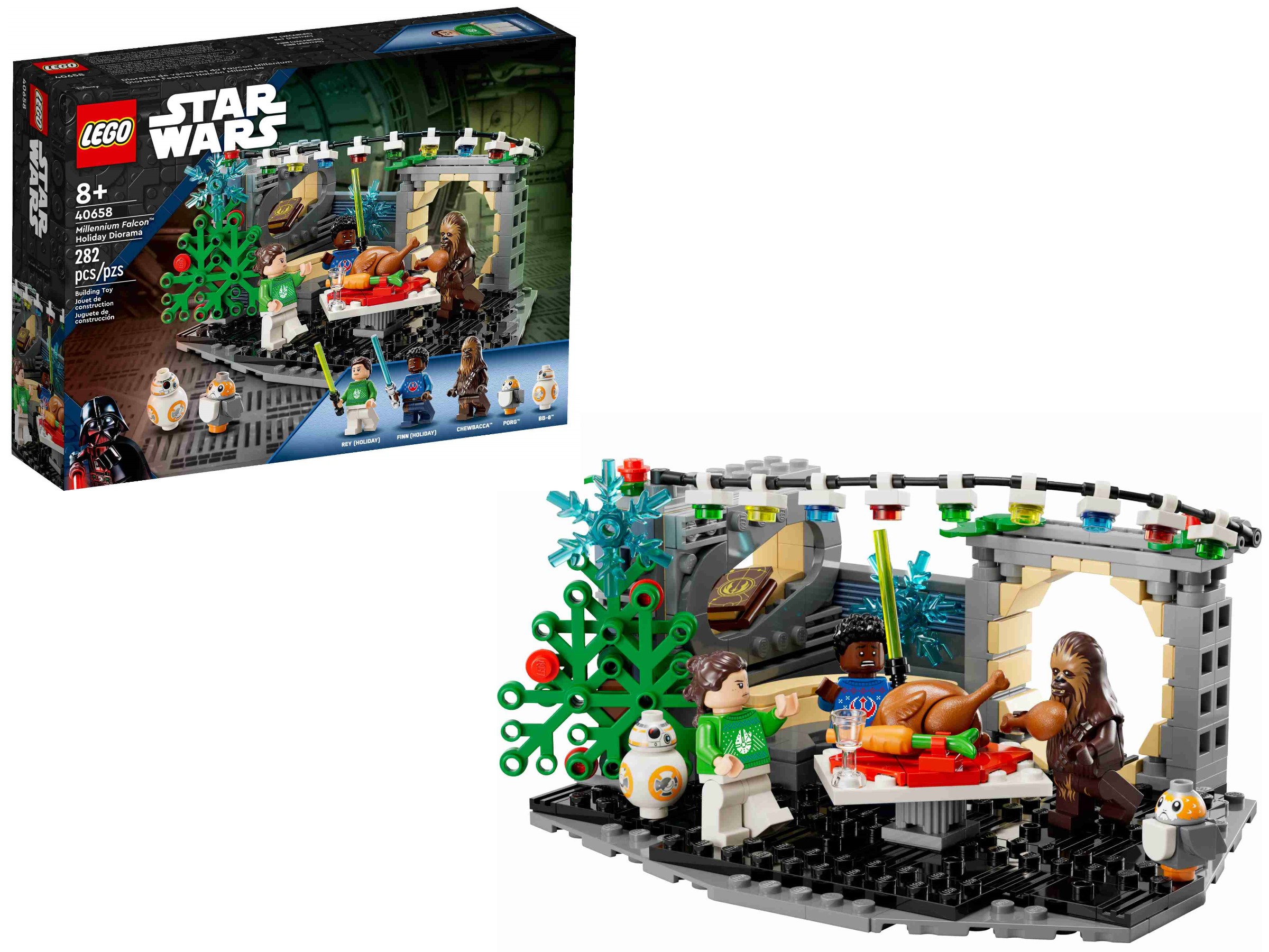 LEGO 40658 Star Wars Millennium Falcon – Weihnachtsdiorama