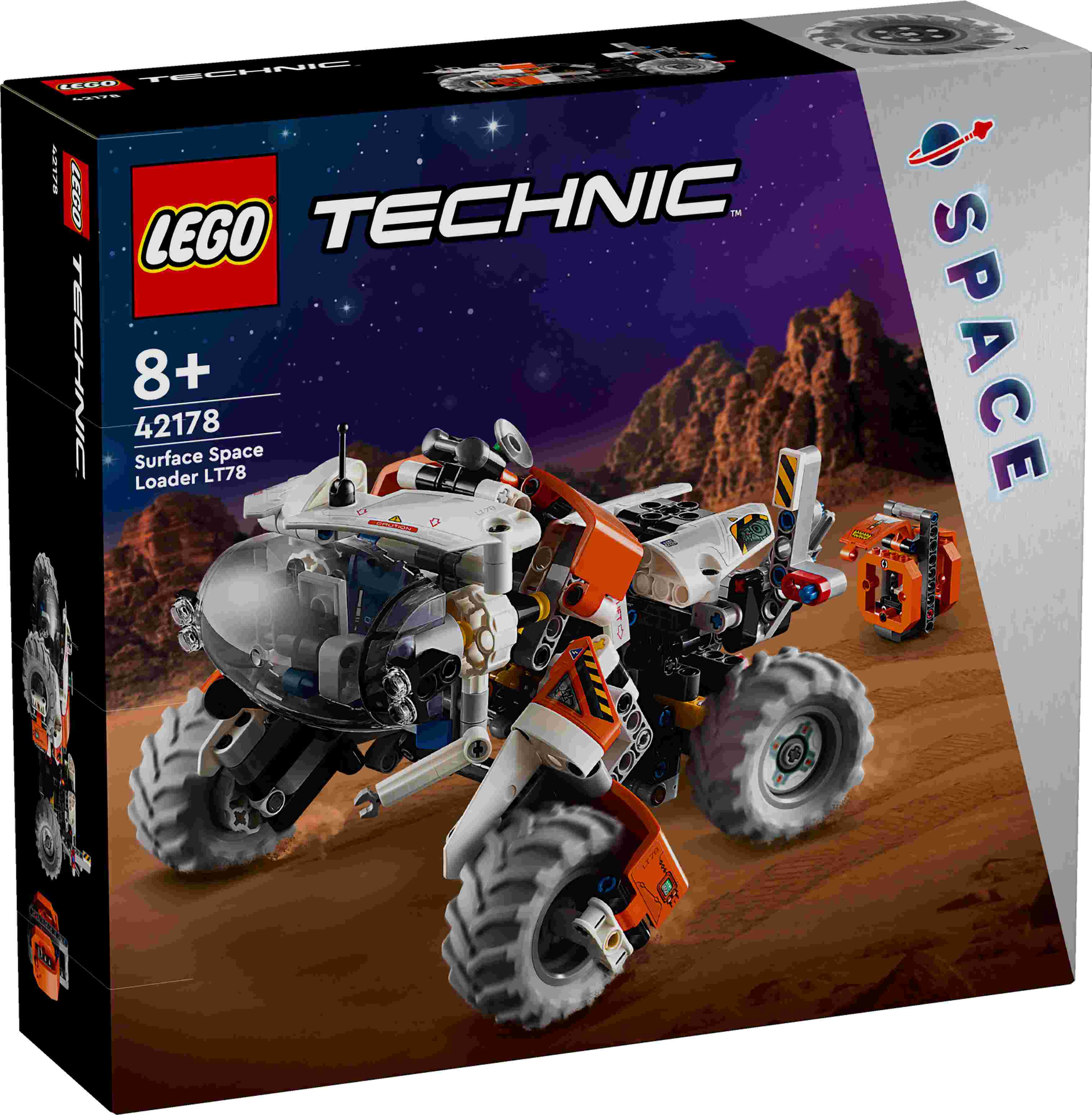 LEGO 42178 Technic Weltraum Transportfahrzeug LT78, Kran mit Führerhaus