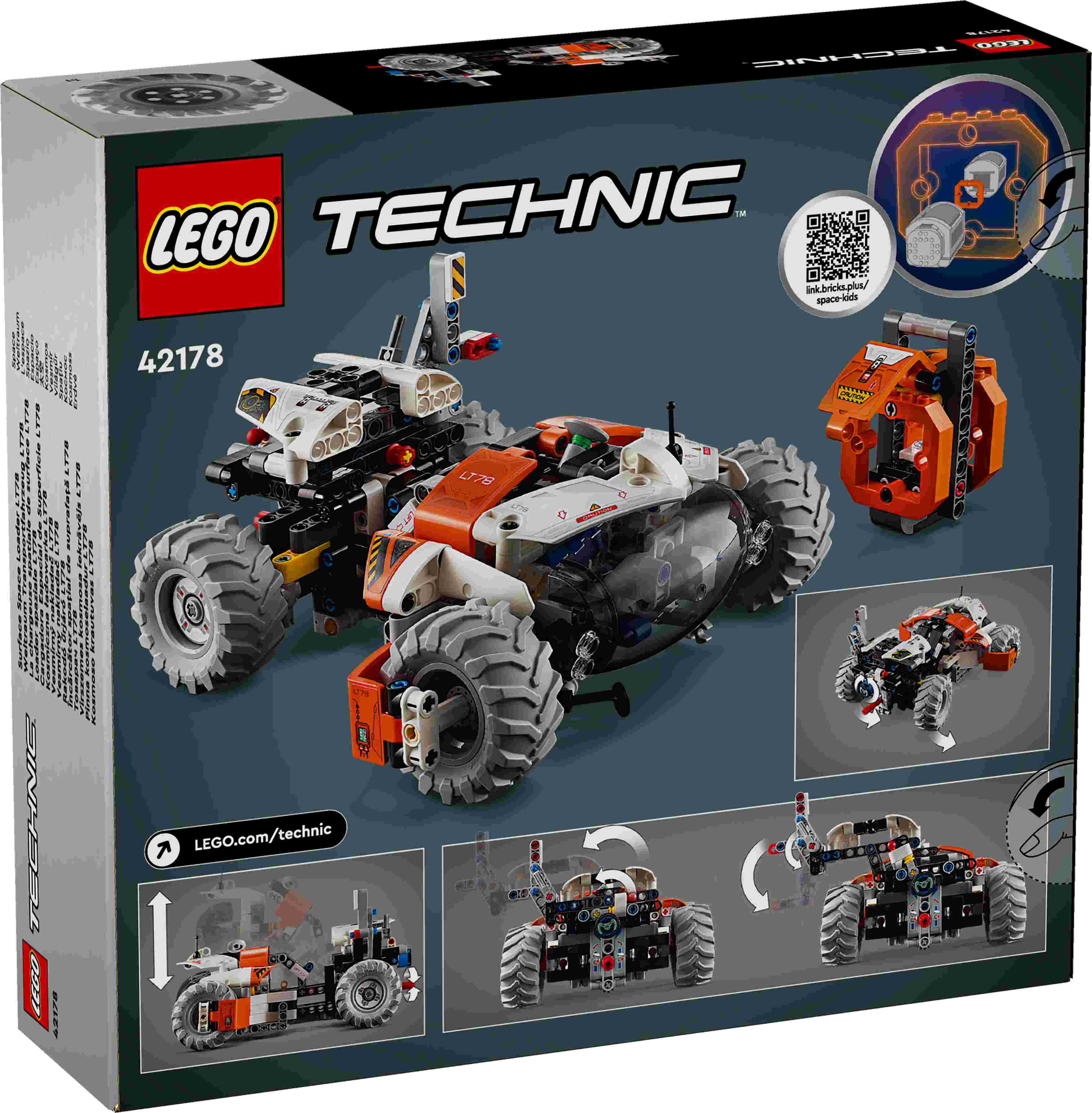 LEGO 42178 Technic Weltraum Transportfahrzeug LT78, Kran mit Führerhaus
