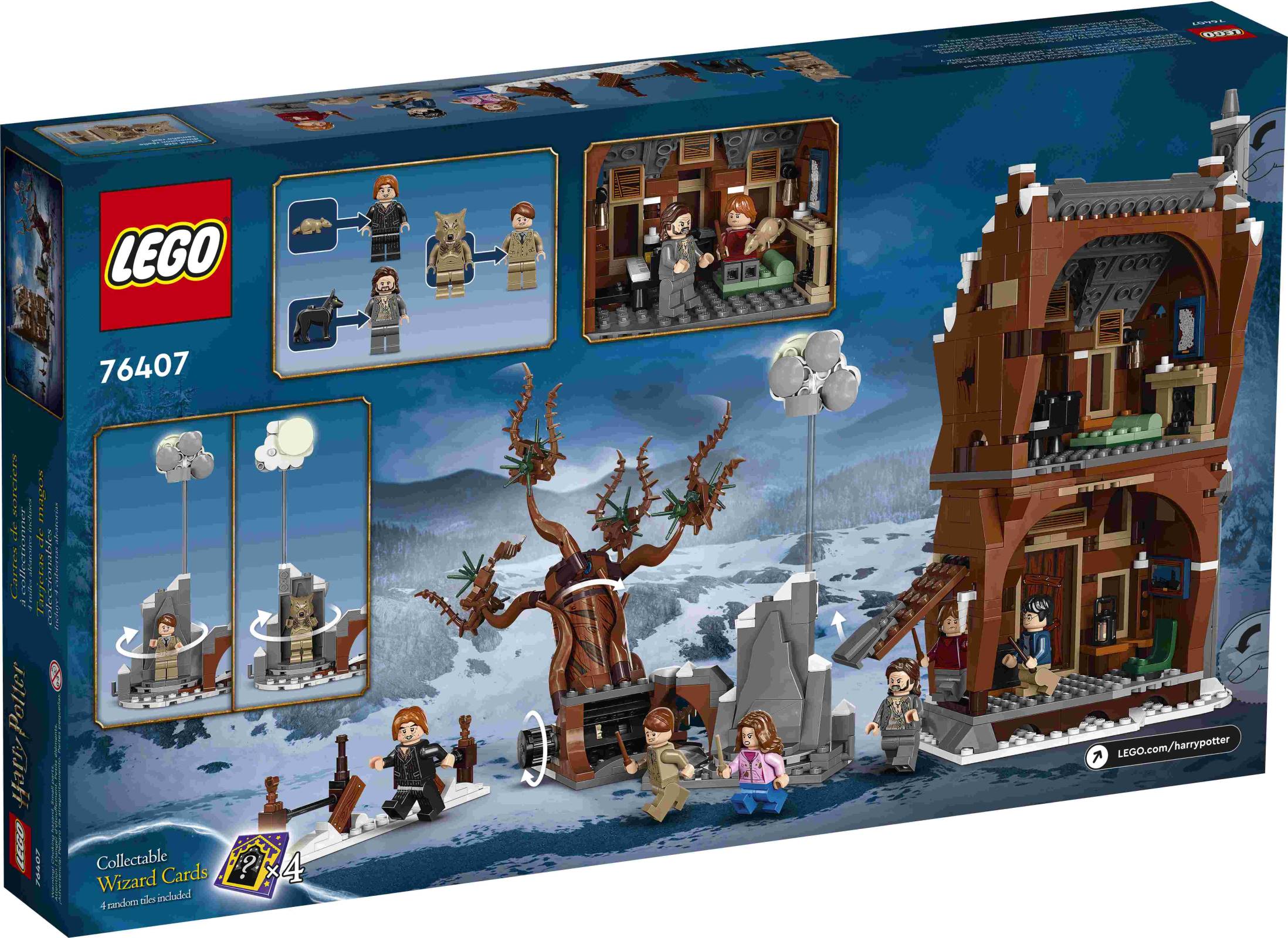 LEGO 76407 Harry Potter Heulende Hütte und Peitschende Weide mit 6 Minifiguren