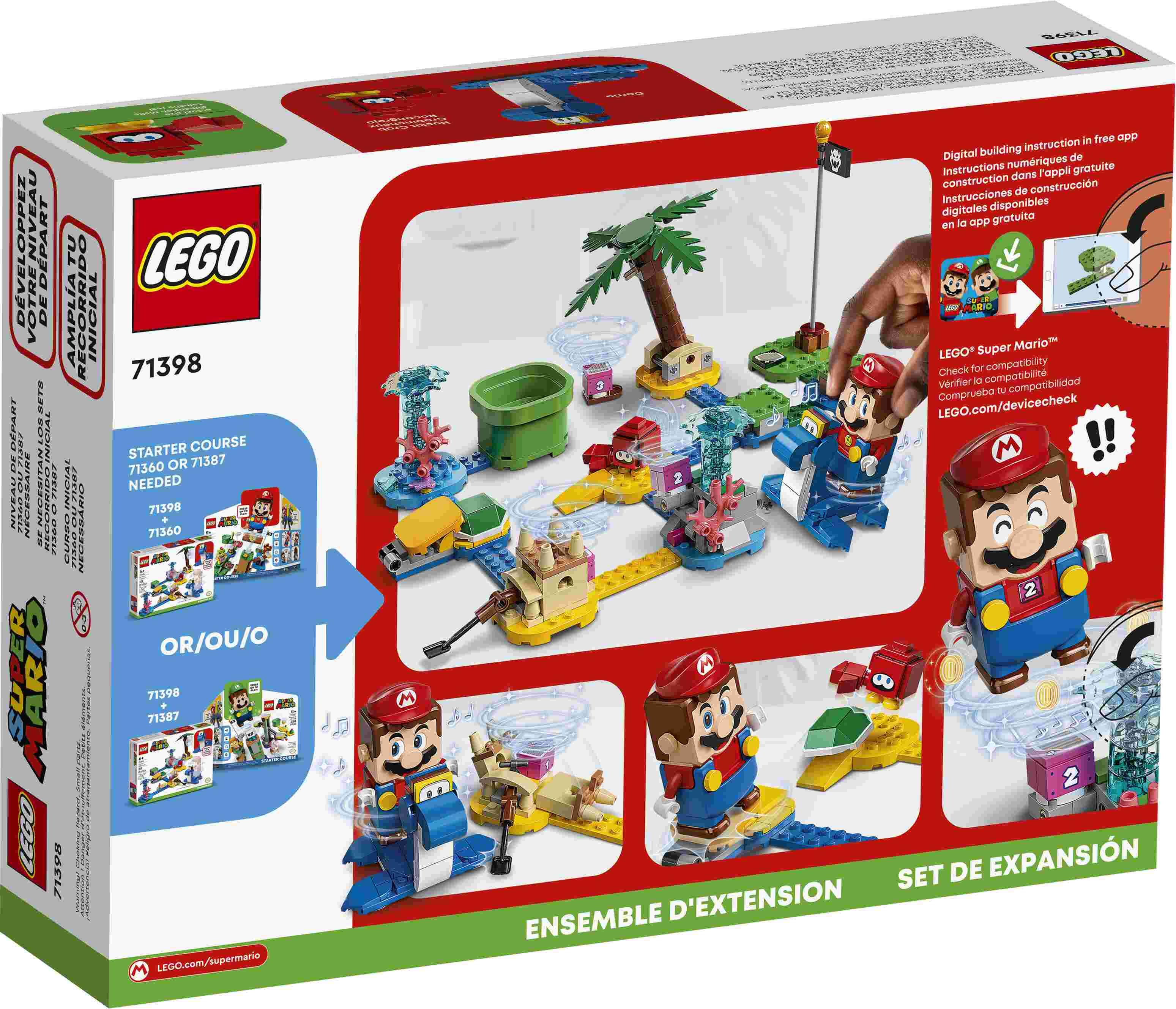 LEGO 71398 Super Mario Dorries Strandgrundstück – Erweiterungsset, Karl Krabbe