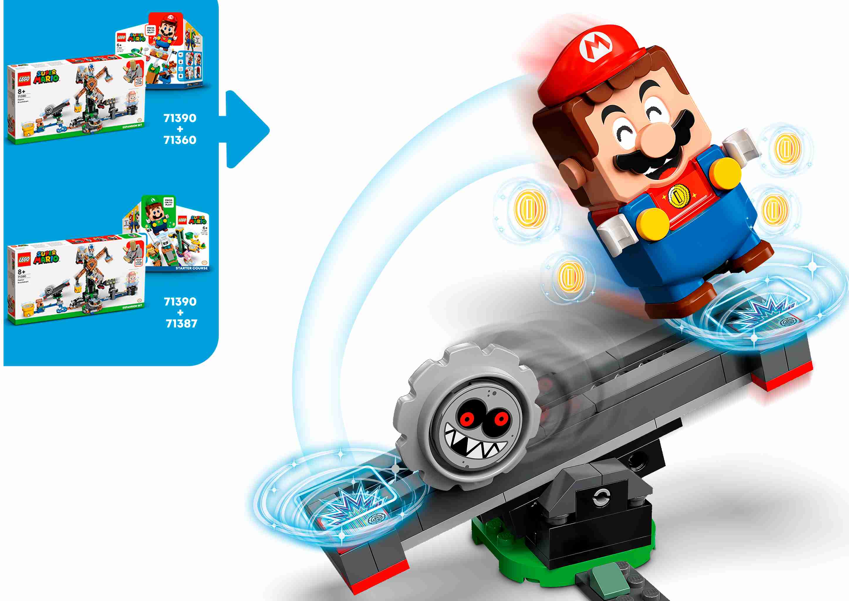 LEGO 71390 Super Mario Reznors Absturz – Erweiterungsset