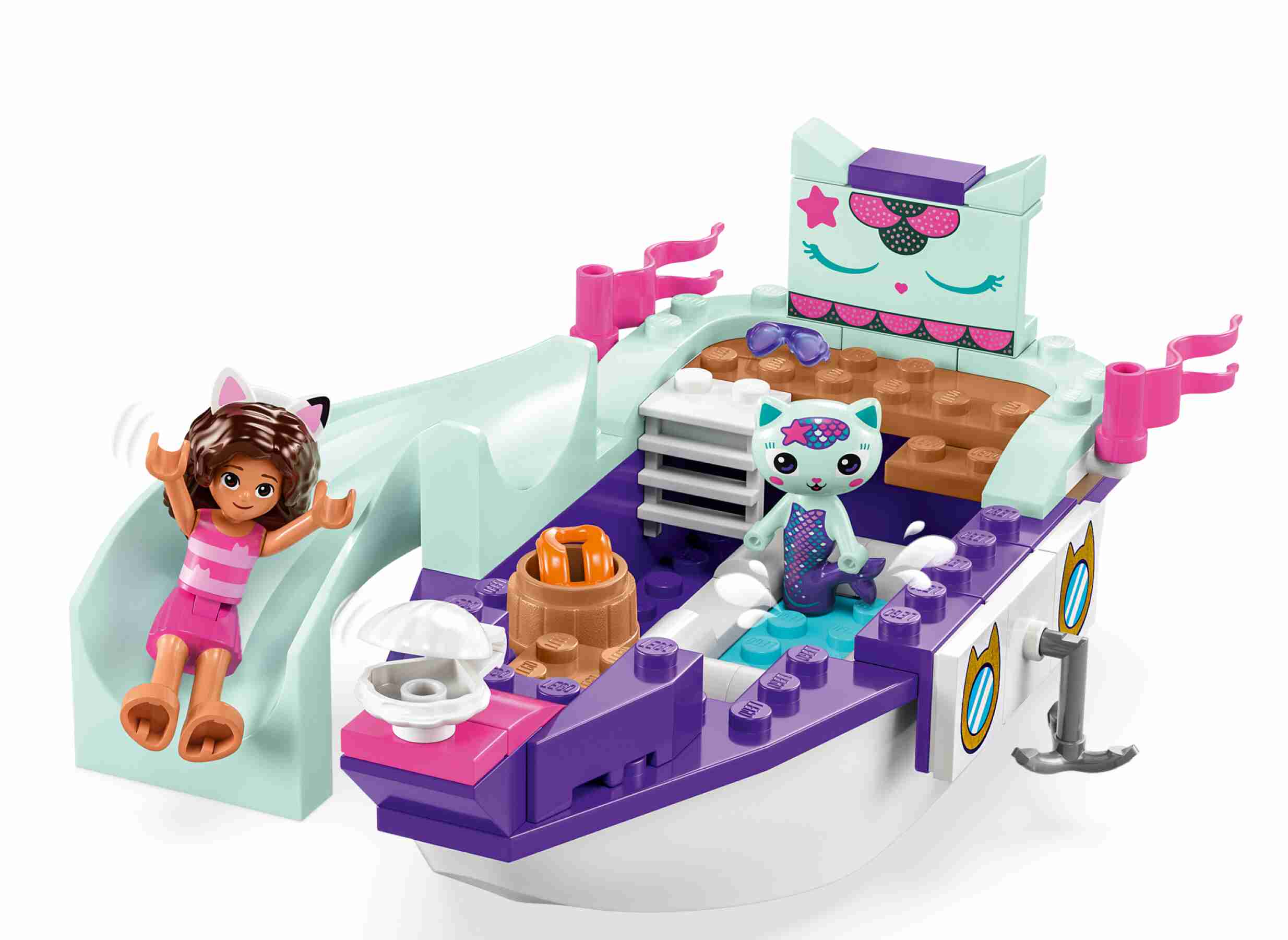 LEGO 10786 Gabby's Dollhouse Gabbys und Meerkätzchens Schiff und Spa, Zubehör