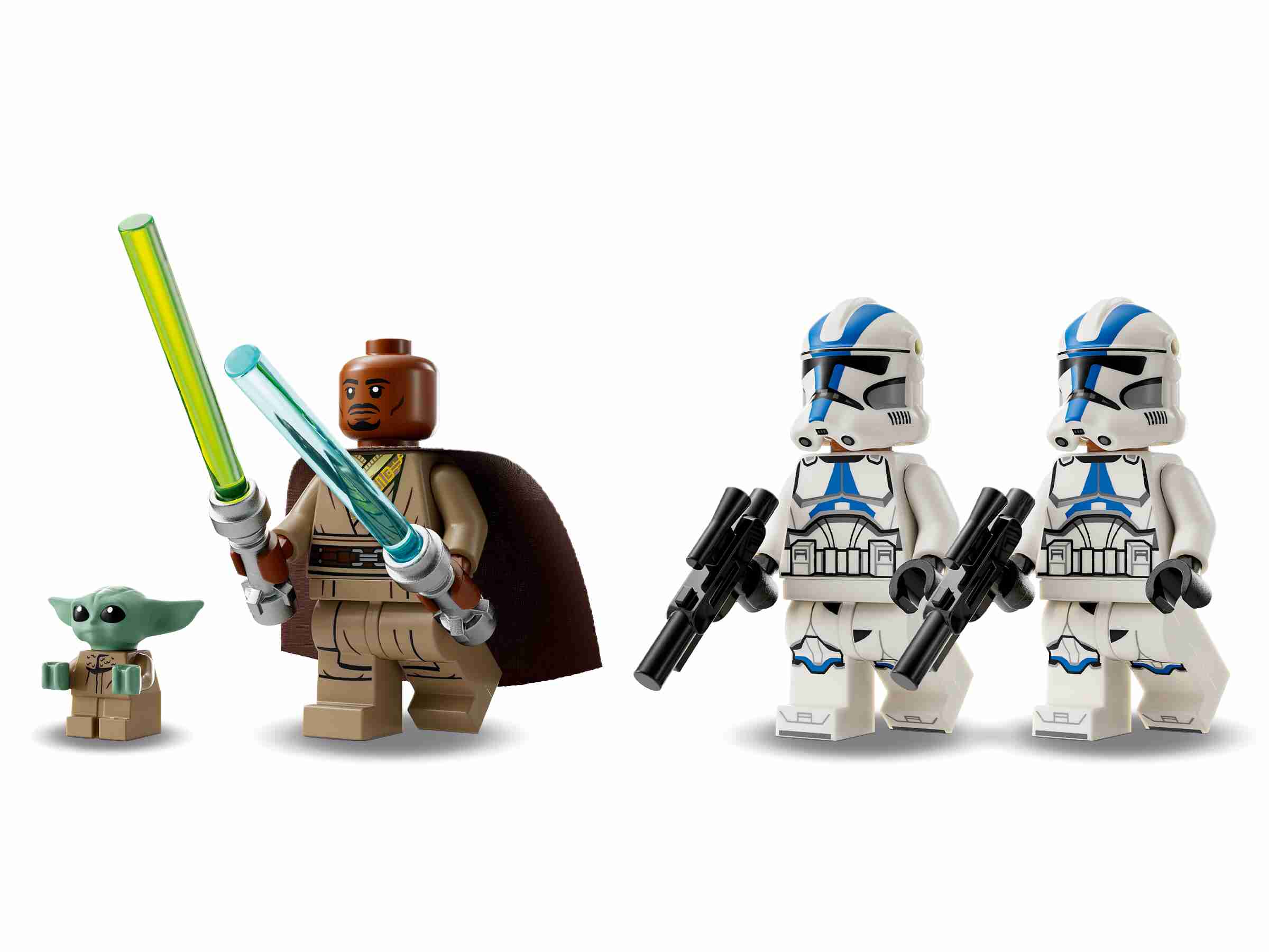 LEGO 75378 Star Wars Flucht mit dem BARC Speeder, 3 Minifiguren + Grogu