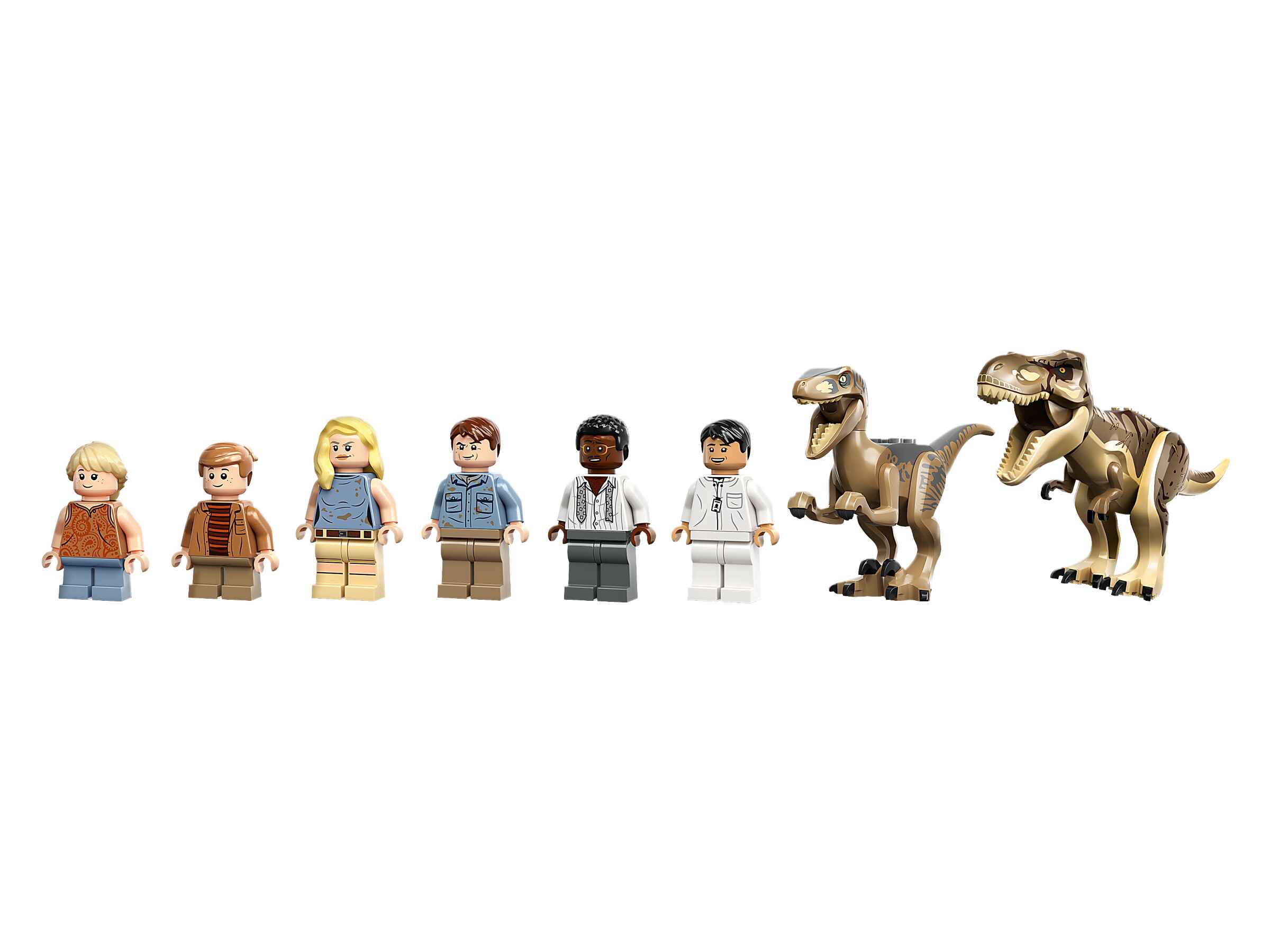 LEGO 76961 Jurassic World Angriff des T. rex + des Raptors aufs Besucherzentrum