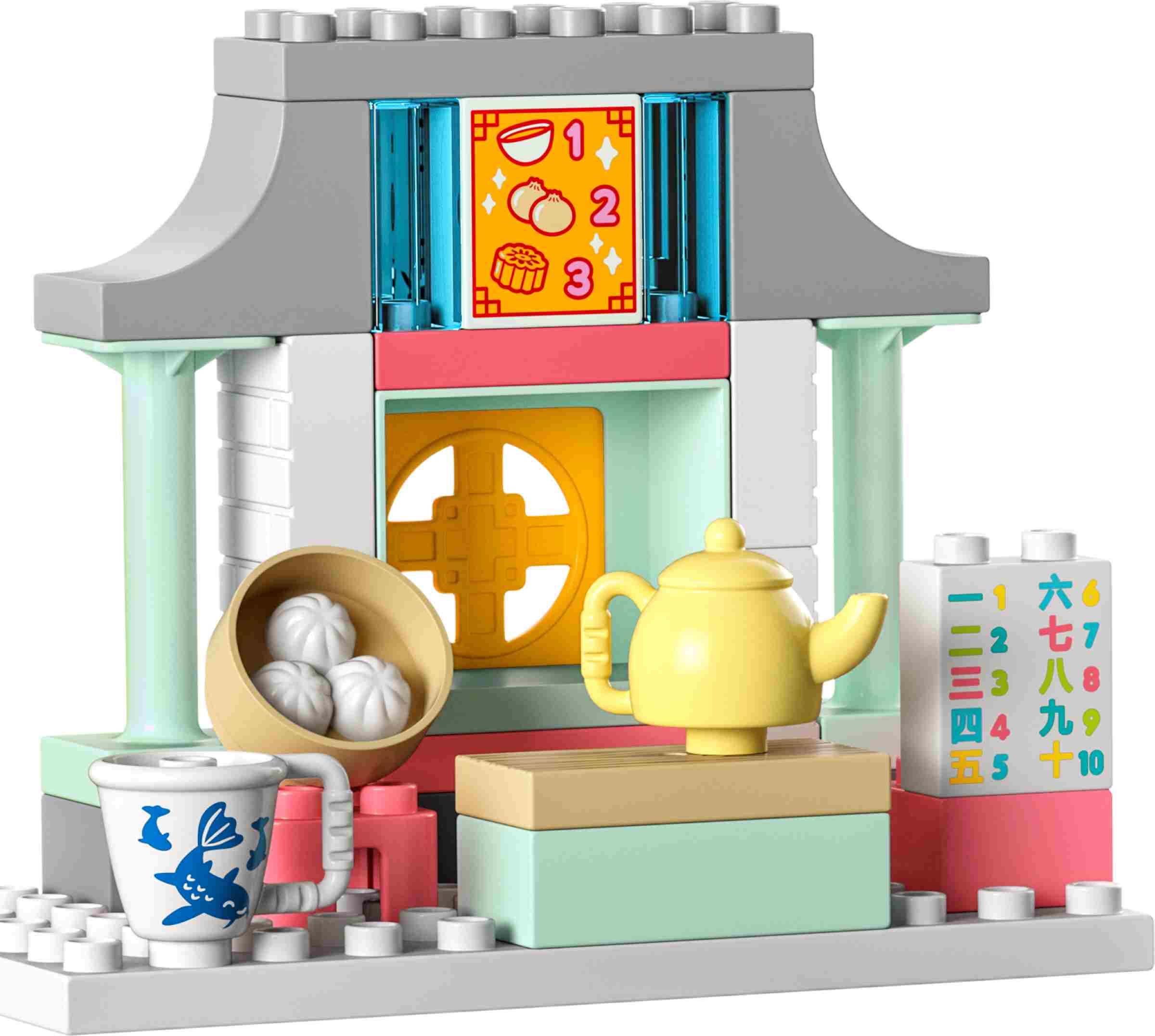 LEGO 10411 DUPLO Lerne etwas über die chinesische Kultur, Bräuche, Café,Tempel 