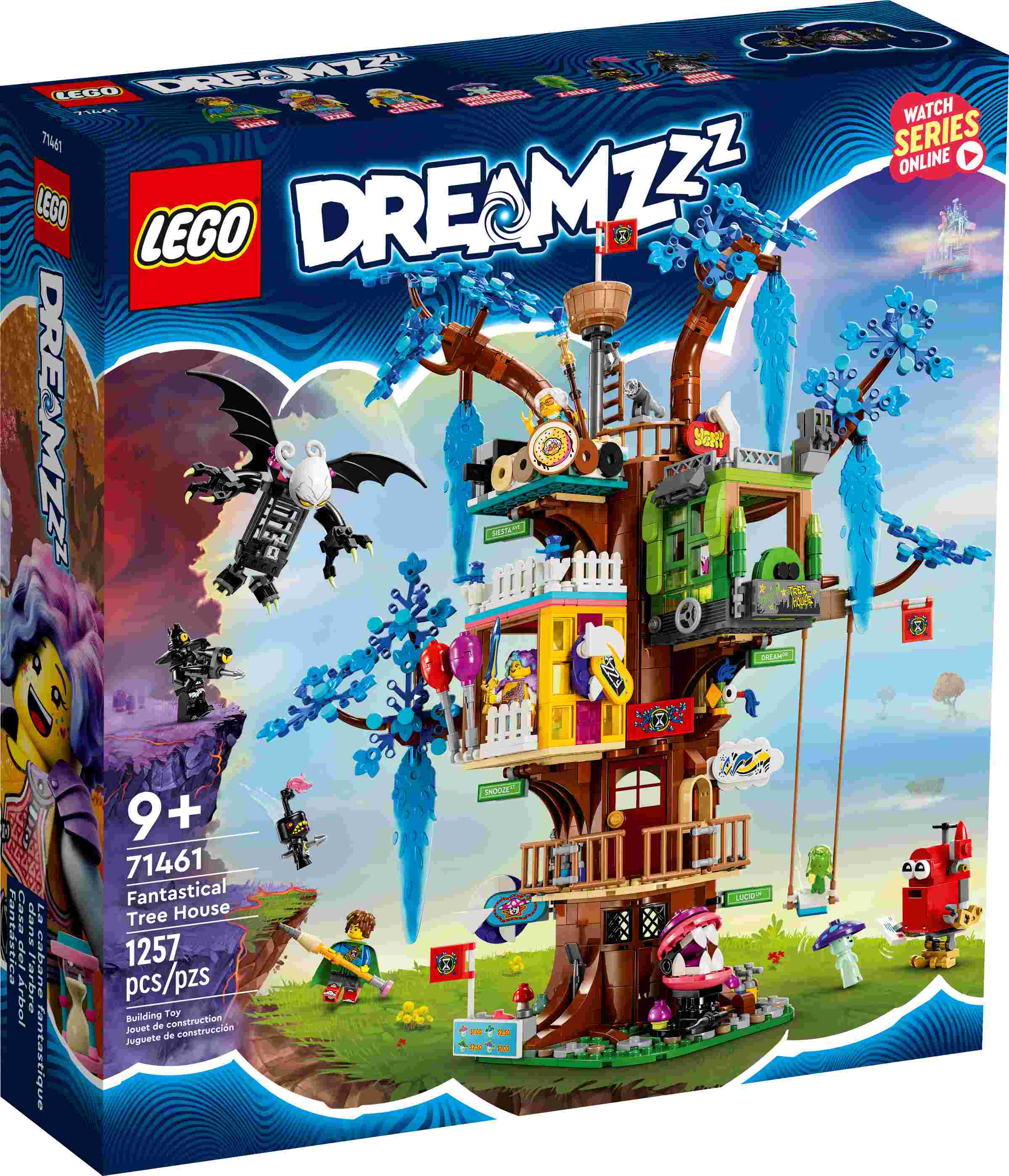LEGO 71461 DREAMZzz Fantastisches Baumhaus, 2 Baumöglichkeiten, 4 Minifiguren