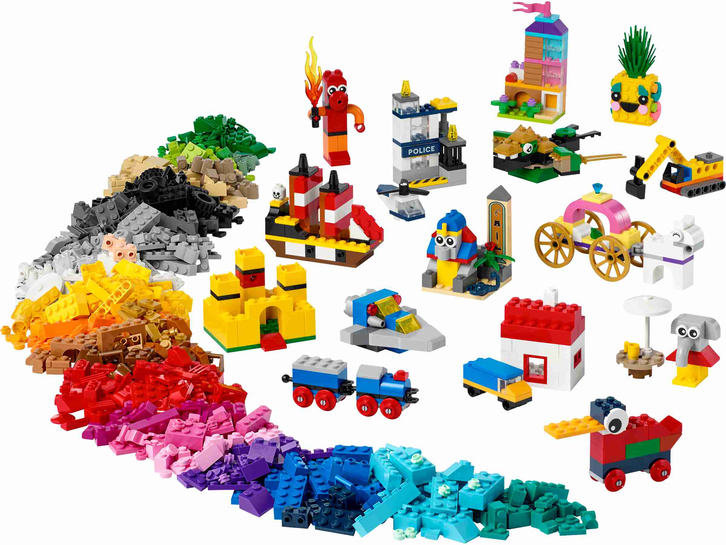 LEGO 11021 Classic 90 Years of Play, 15 mini builds of iconic toys:  Lobigo.co.uk: Toys
