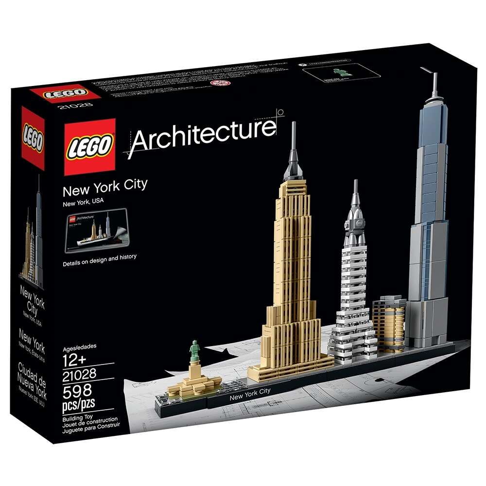 LEGO 21028 Architecture New York City, Flatiron Building, Chrysler Building uvm.