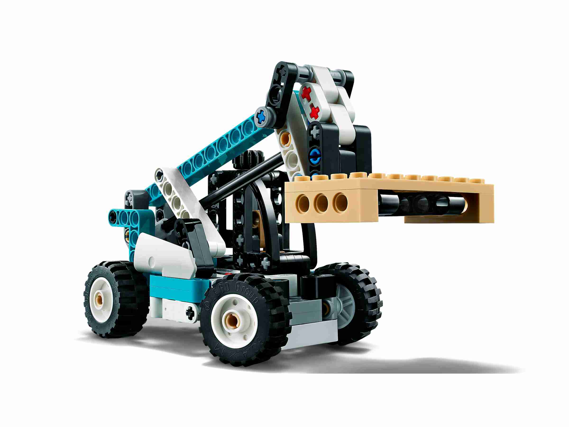 LEGO 42133 Technic Teleskoplader, 2-in-1-Modell Abschleppwagen