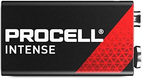 Duracell Procell Intense E-Block, 9V Alkaline Batterie, 6LR61 MN1604, 10er-Pack
