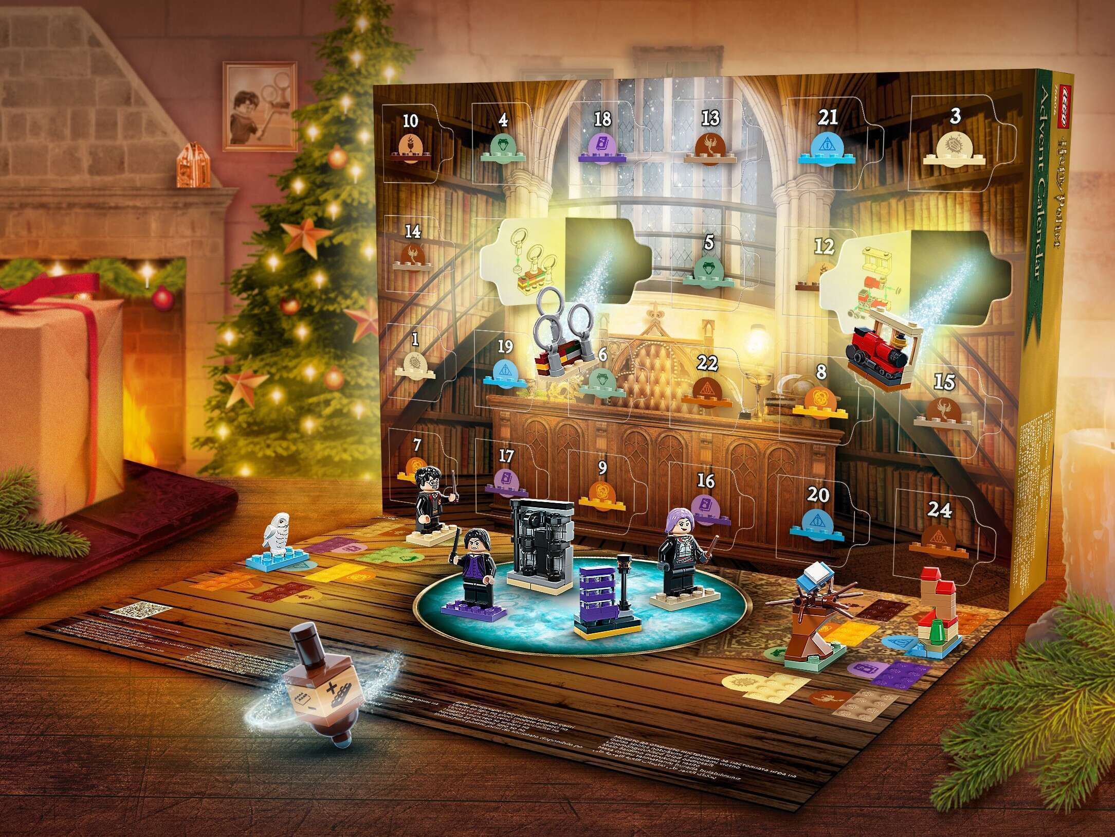 LEGO 76404 Harry Potter Adventskalender 2022 mit Brettspiel und Film-Szenen