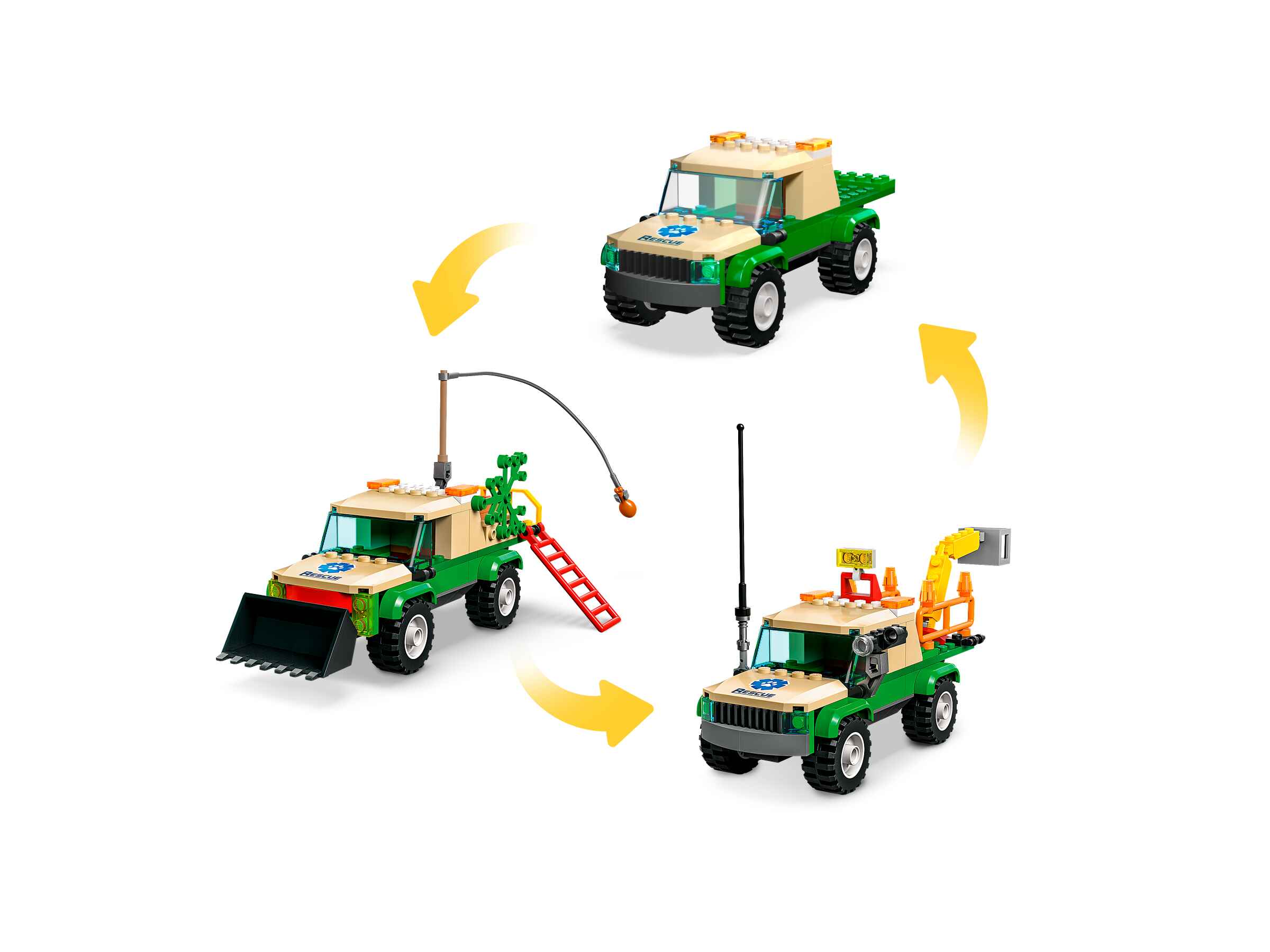 LEGO 60353 City Tierrettungsmissionen, 3 Minifiguren und ein Babykrokodil uvm.